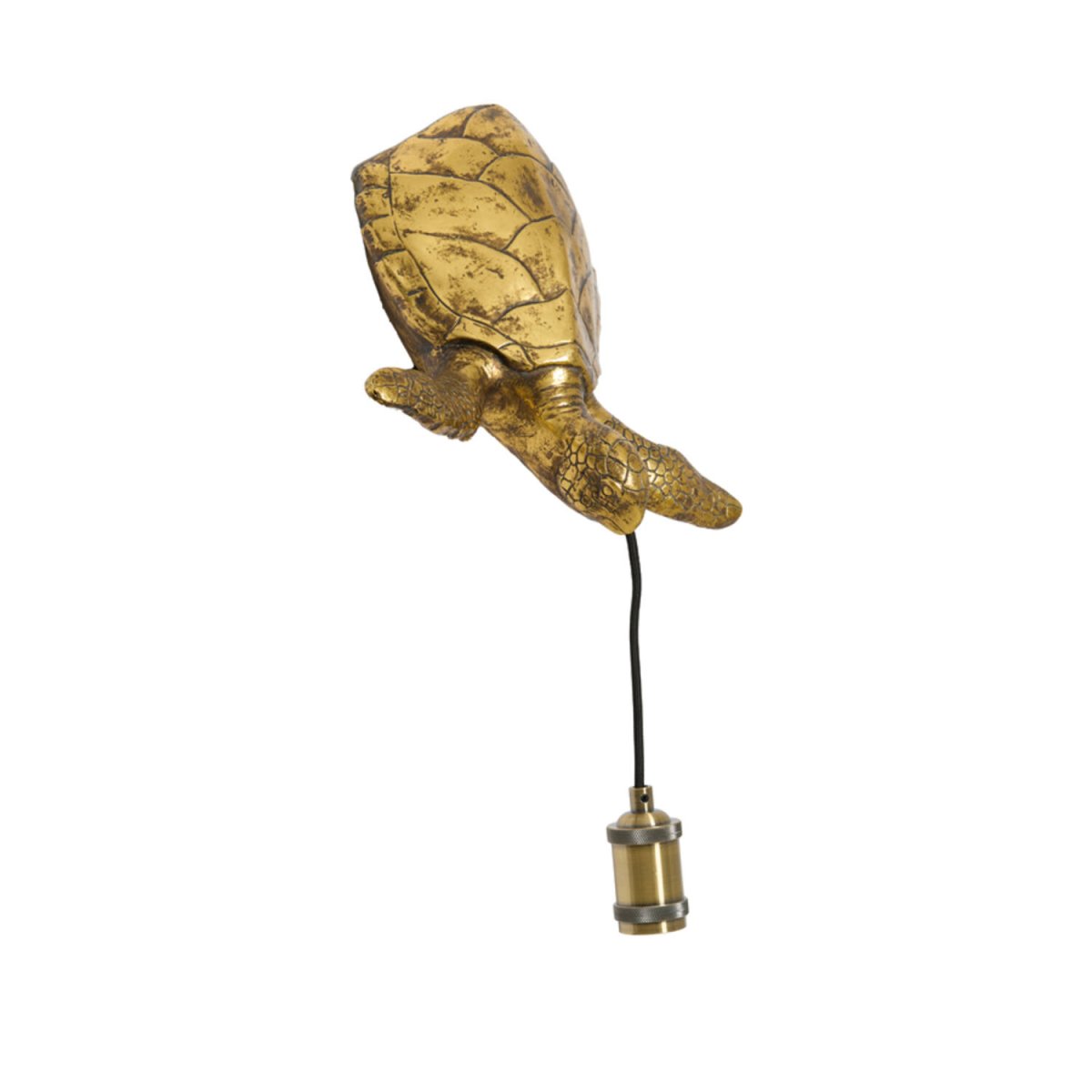 Turtle 20cm Bronze wandlampe Von Light & Living - 