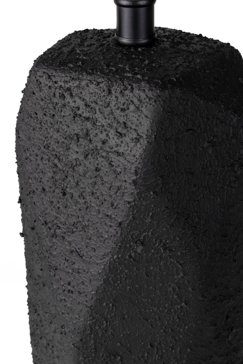 Massi 56cm Schwarz tischlampe Von Globen Lighting - Der wei&szlig;e Lampenschirm aus Baumwolle hat einen unteren Durchmesser von 40 cm, einen oberen Durchmesser von 5 cm und eine H&ouml;he von 14 cm.