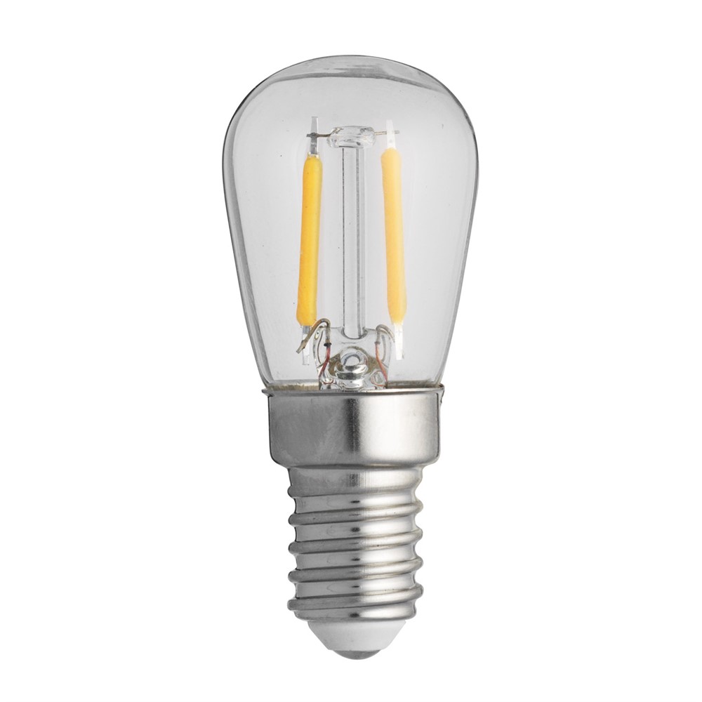 E14 Birnenlampe 2700K Dimmbar Transparent Von Unison - Die Lampe ist dimmbar und verf&uuml;gt &uuml;ber eine Farbwiedergabe (CRI) von &uuml;ber 90, was bedeutet, dass sie f&uuml;r eine sehr gute und nat&uuml;rliche Farbwiedergabe im Raum sorgt.