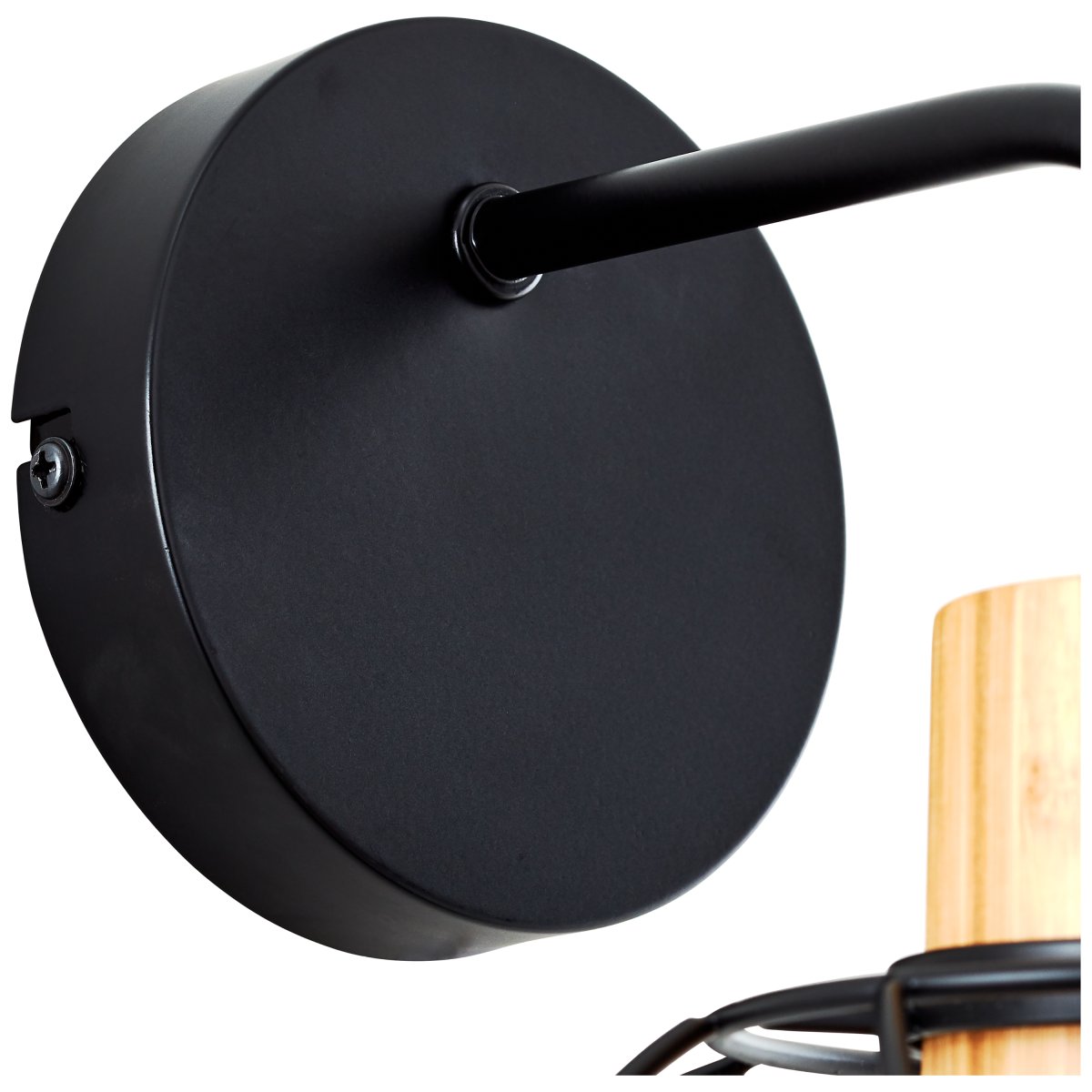 Mallow Ø20 Mattschwarz wandlampe Von Brilliant - Diese Lampe eignet sich perfekt als dekorative Beleuchtung in verschiedenen Räumen und sorgt für eine warme und einladende Atmosphäre.