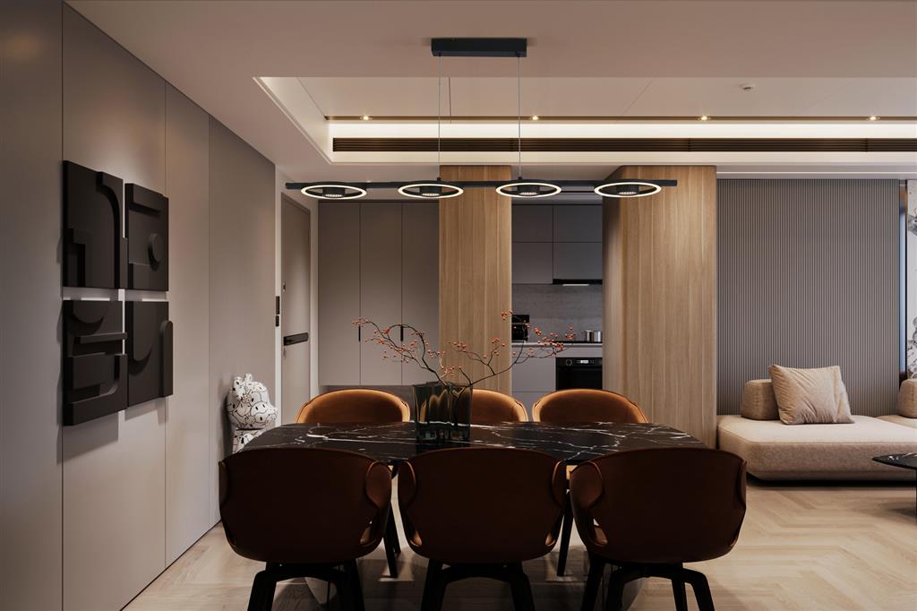 Space 120cm Schwarz hängelampe Von Searchlight - Space ist &uuml;ber einen Standard-Wandschalter (Ein/Aus) in drei Stufen dimmbar und nicht mit einem externen Dimmer kompatibel.