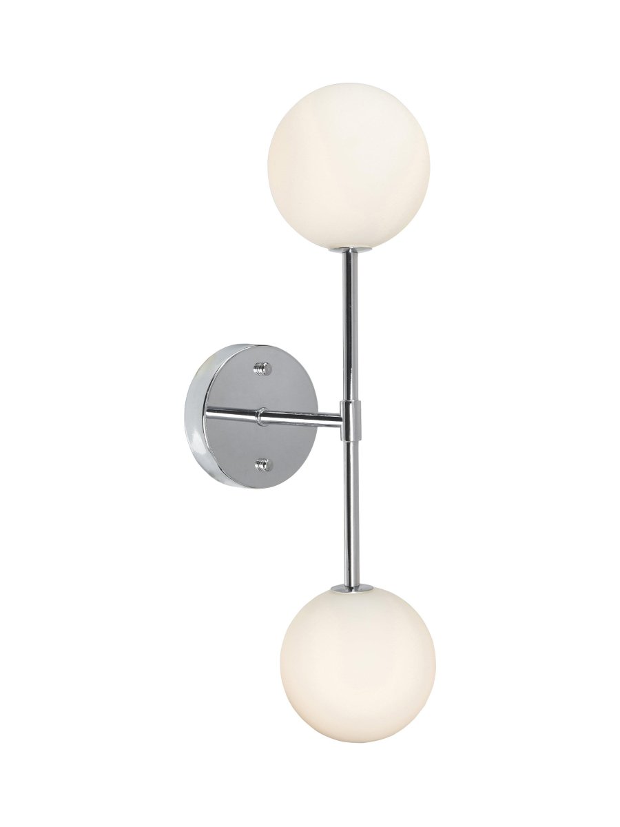 Sigma 50cm Chrom badezimmerlampe Von PR Home - Bitte beachten Sie, dass es sich bei dieser Leuchte um eine Festinstallation handelt und kein separater Stecker und Anschlusskabel im Lieferumfang enthalten ist.
