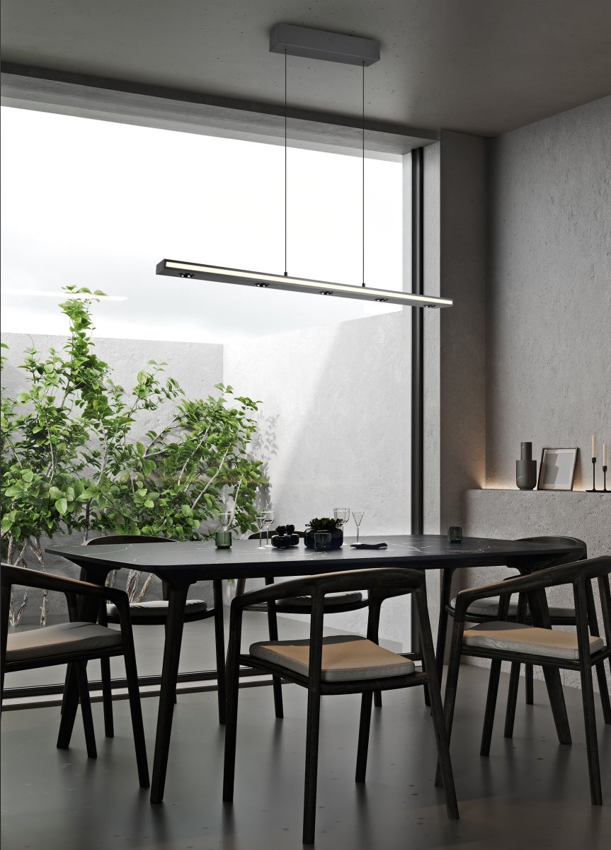 Graham 110cm Schwarz hängelampe Von Trio Lighting - 