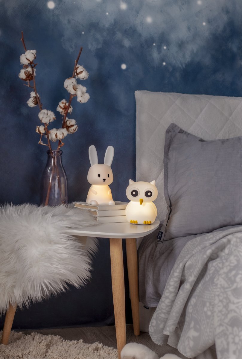 Owl Weiß kinderlampe Von Star Trading - 2,5 bis 3 Stunden vollständig aufgeladen und bietet eine Leuchtdauer von ca.