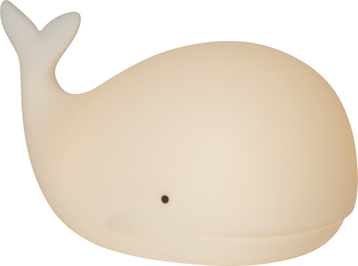 Whale Weiß kinderlampe Von Star Trading - Mit einem leichten Klaps ändert der Wal seine Farbe!