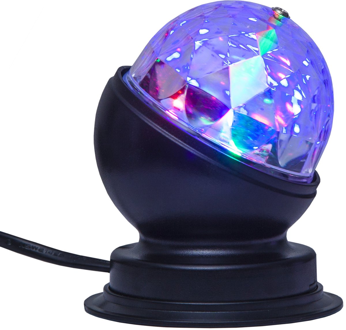 Disco Schwarz kinderlampe Von Star Trading - Sie kann als Tischlampe verwendet oder an der Wand montiert werden und eignet sich ideal für den Innenbereich, wo Sie eine verspielte und stimmungsvolle Beleuchtung wünschen.