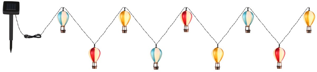 Balloon Mehrfarbig solarleuchte Von Globo Lighting - En unik och st&auml;mningsfull detalj som ger utomhusmilj&ouml;n en lekfull och elegant touch!