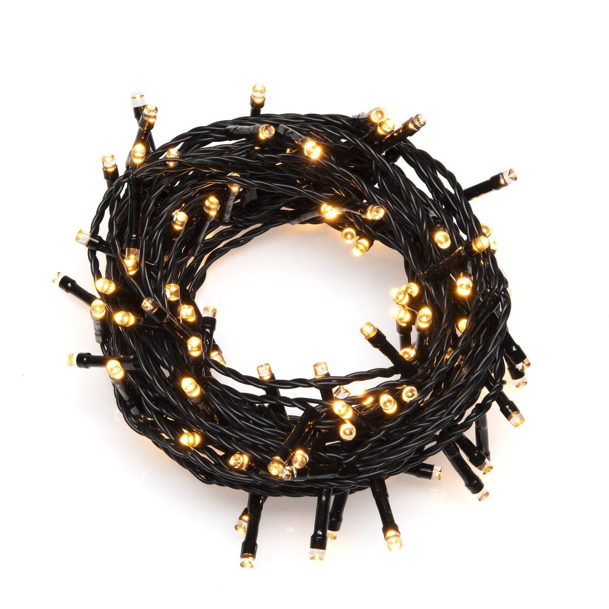 Ljusslinga 100 amber 15m Grün Von Konstsmide - Diese Lichterkette mit 100 kleinen LEDs verbreitet ein warmes und gemütliches Licht mit einer Farbtemperatur von ca.