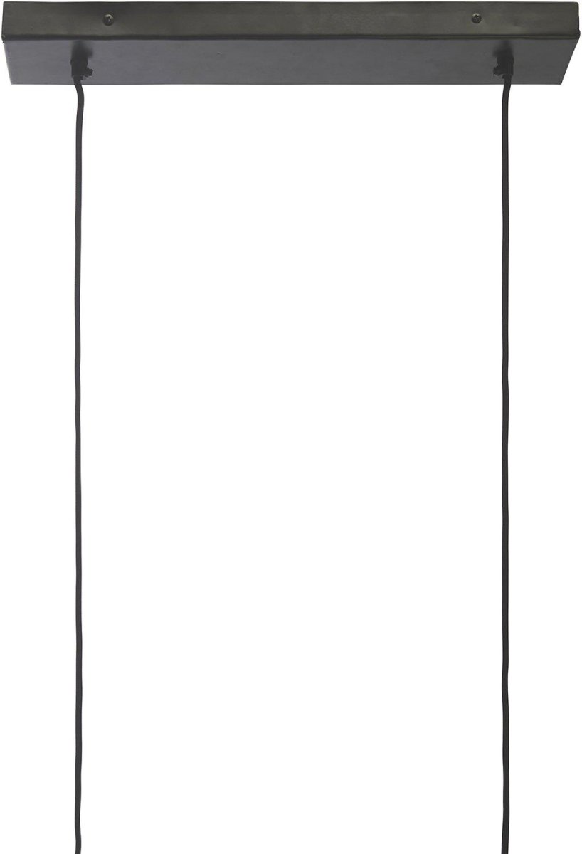 Wickham 100cm Natur hängelampe Von PR Home - Die Lampe verf&uuml;gt &uuml;ber 2 Lampenfassungen und eine feste Deckenmontage (keine Hakenaufh&auml;ngung).