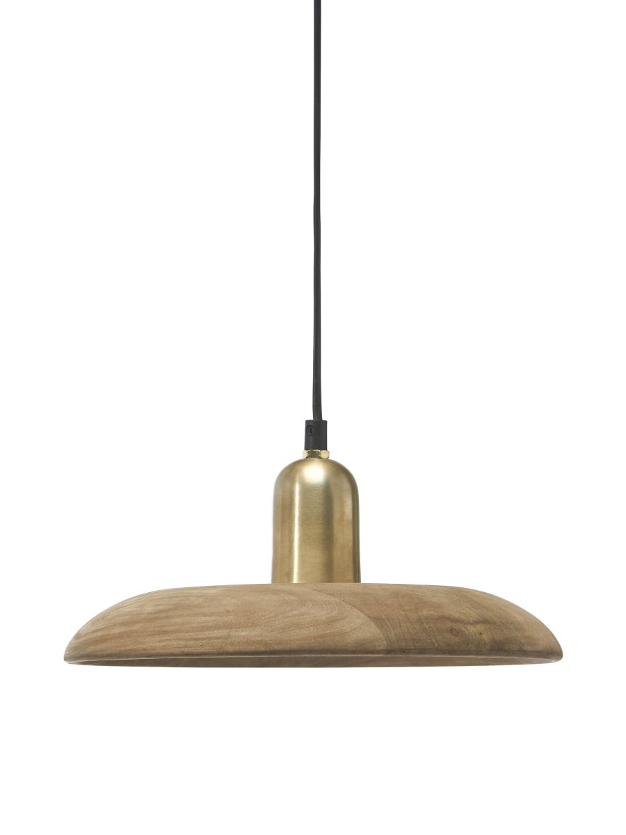 Bliss Ø28 Natur fensterlampe Von PR Home - 3,5 Meter langes schwarzes Kunststoffkabel mit Aufh&auml;ngehalterung und Wandstecker.