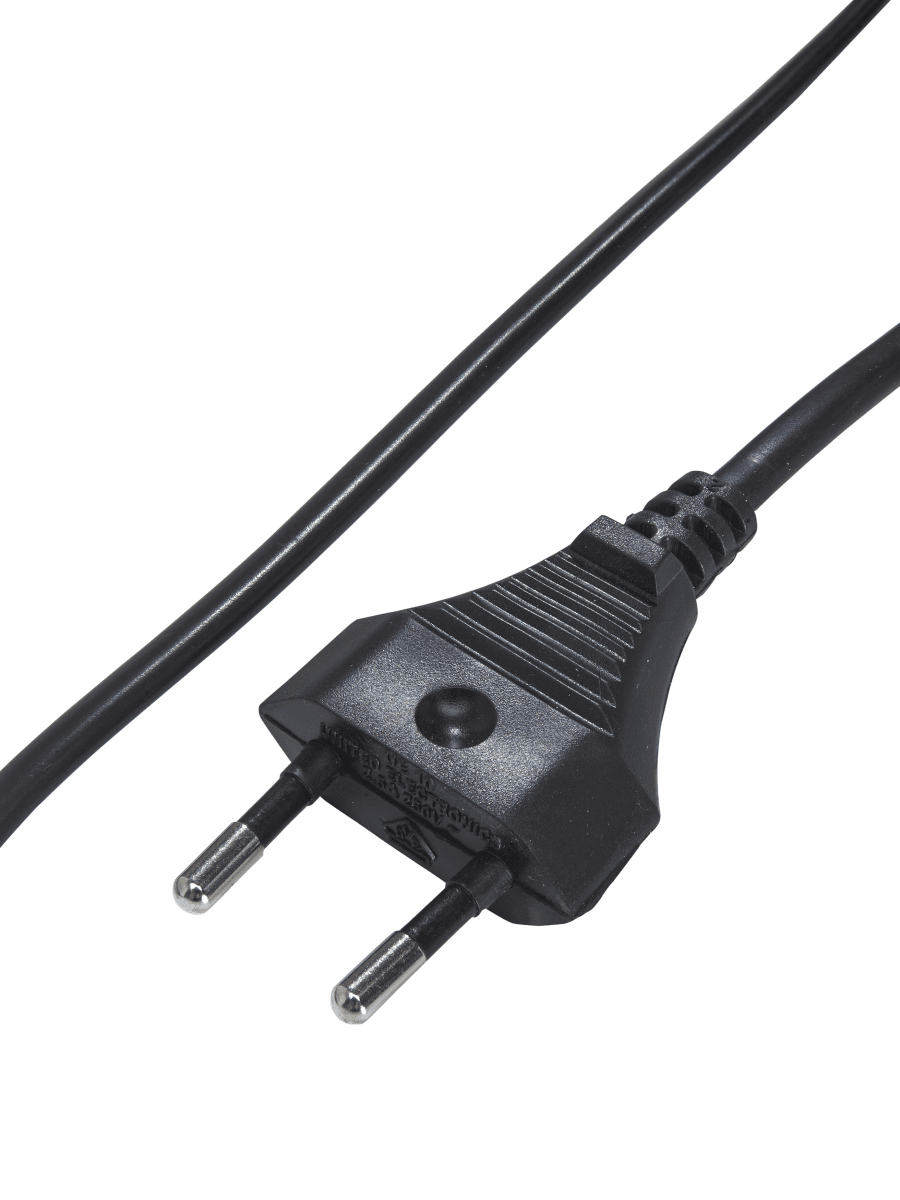 Bliss Ø28 Natur fensterlampe Von PR Home - 3,5 Meter langes schwarzes Kunststoffkabel mit Aufh&auml;ngehalterung und Wandstecker.