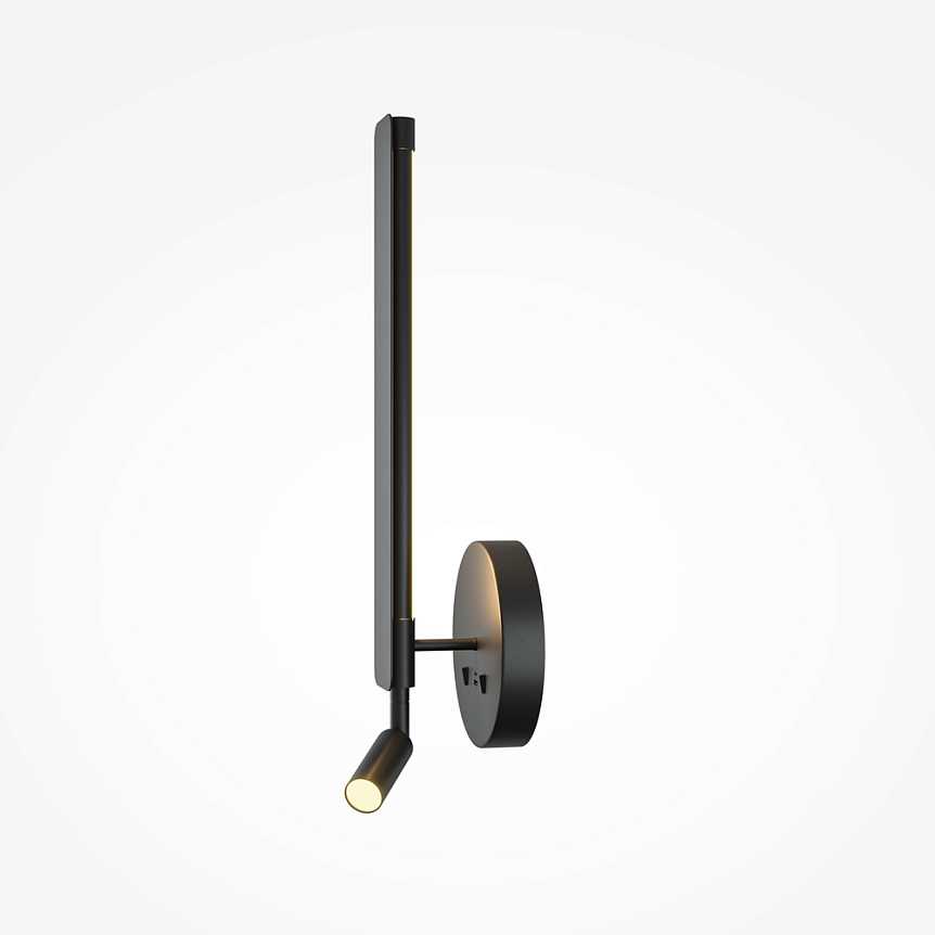 Combo 52cm Schwarz leselampe Von Maytoni - &Uuml;ber zwei separate Schalter k&ouml;nnen Sie die Lichter einzeln steuern und die Farbtemperatur von warmem bis kaltem Wei&szlig; einstellen.