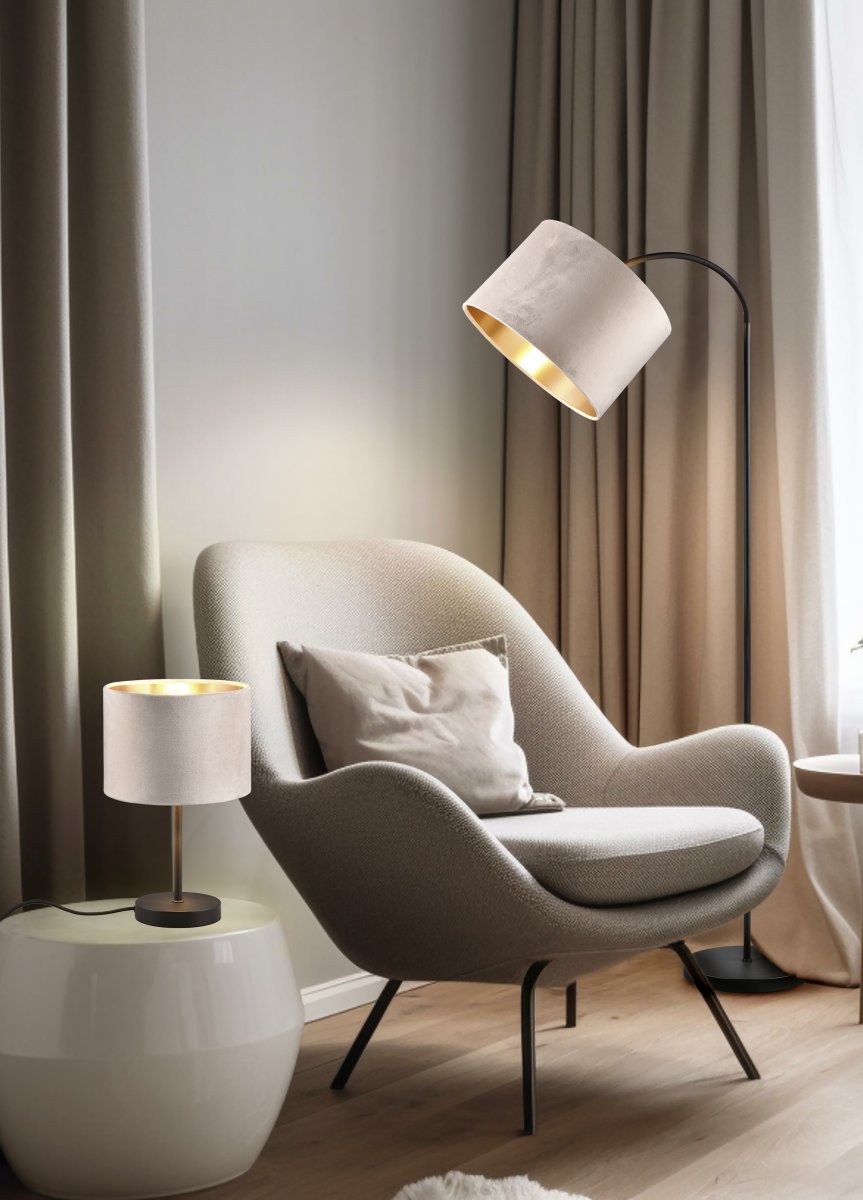 Julieta Beige stehlampe Von Trio Lighting - 