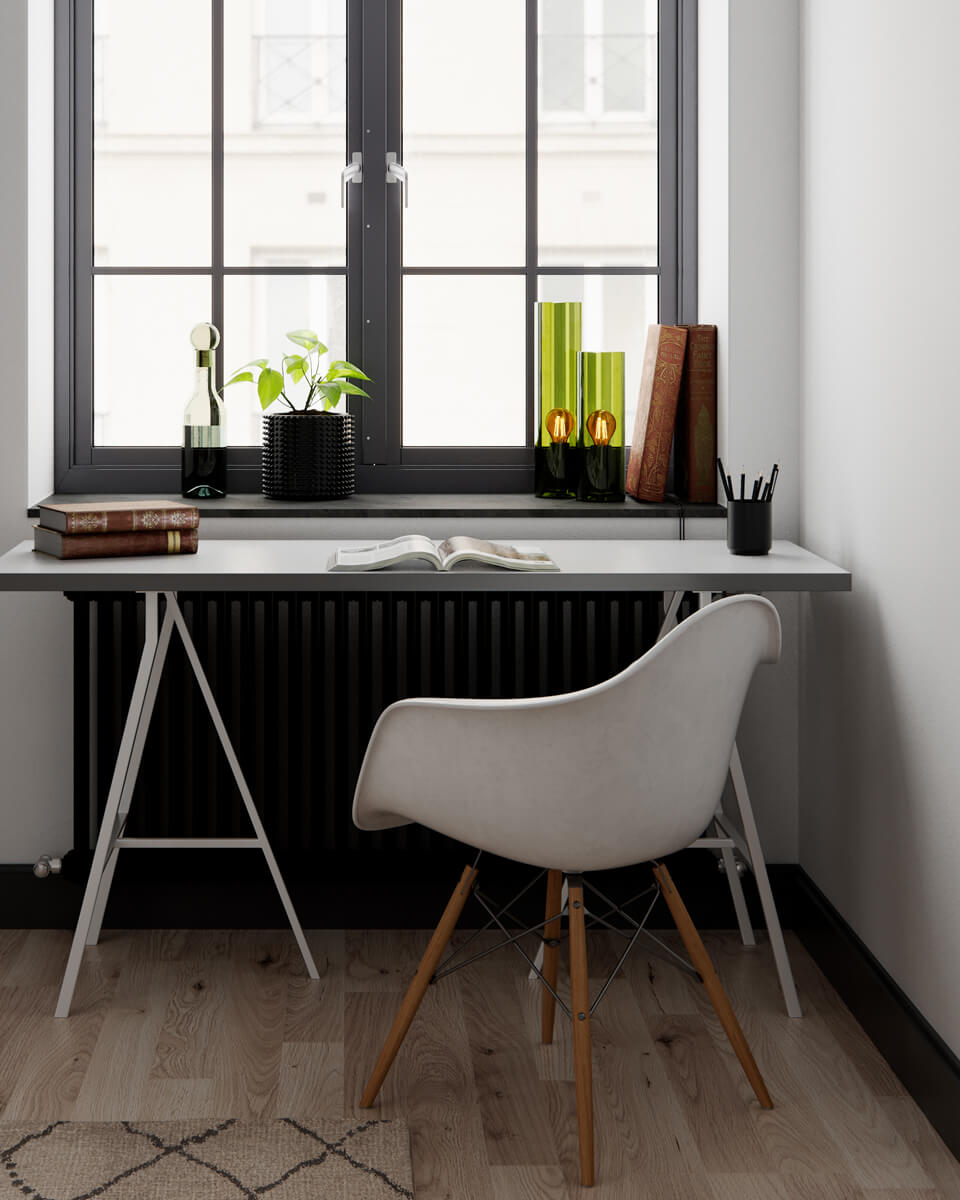 Flake 40cm Grün tischlampe Von By Rydéns - Mit ihrem eleganten zylinderf&ouml;rmigen Glas und der Verf&uuml;gbarkeit in trendigen Farben wie dunklem Bernstein und Gr&uuml;n ist Flake die perfekte Lampe, um Stil und Atmosph&auml;re in Ihr Zuhause zu bringen.