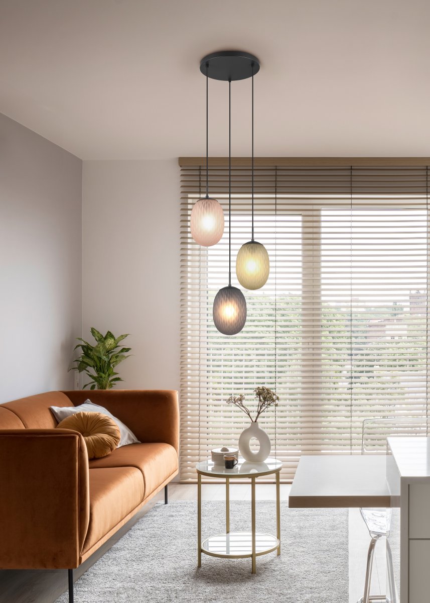Facette Ø43 Mehrfarbig hängelampe Von Trio Lighting - 