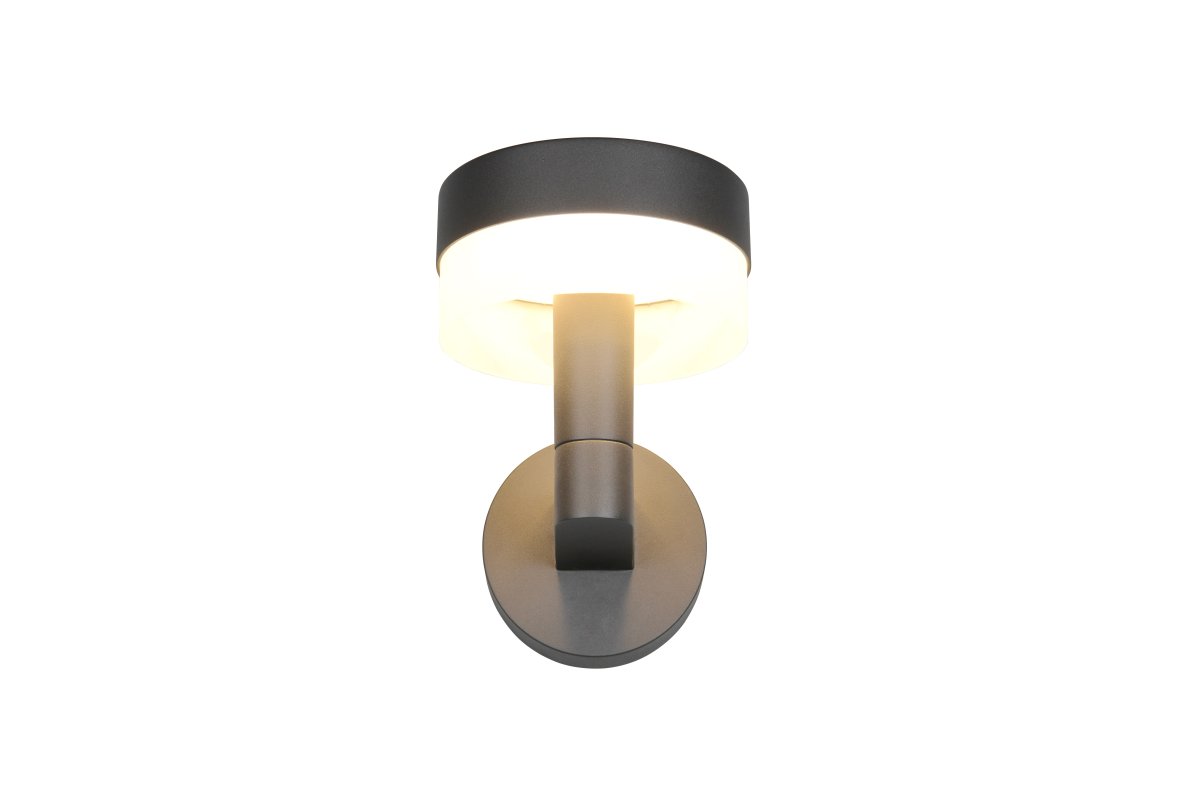 Mackenzie 22cm Anthrazit außenlampe Von Trio Lighting - Mit der Schutzart IP54 ist es perfekt f&uuml;r nordisches Klima geeignet &ndash; sowohl funktional als auch dekorativ das ganze Jahr &uuml;ber.