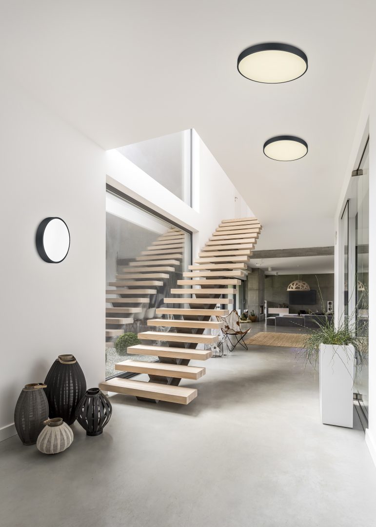 Waco Ø30 Schwarz deckenleuchte Von Trio Lighting - 
