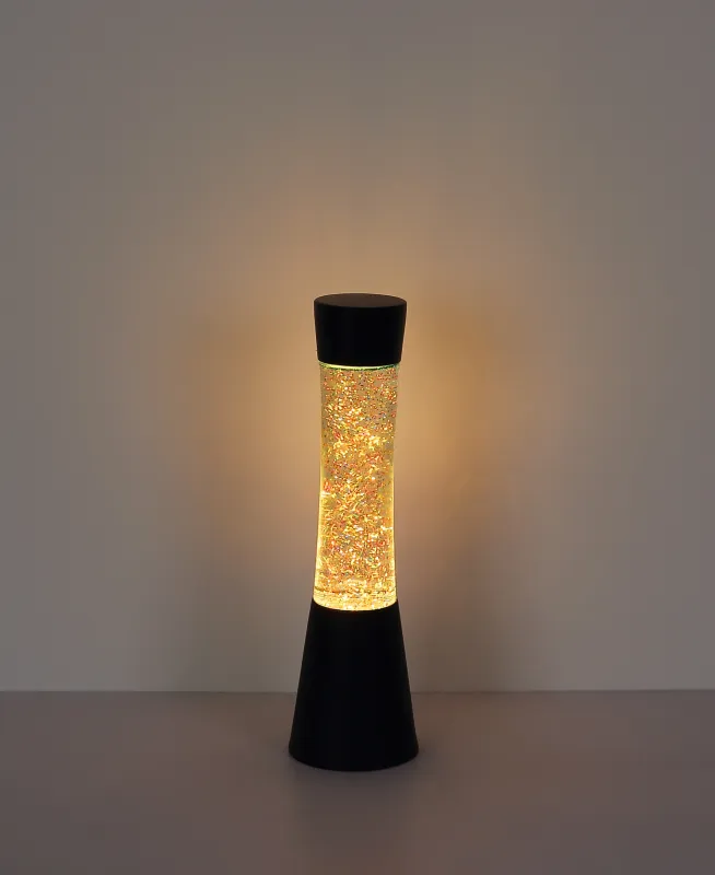 Sparkle Schwarz kinderlampe Von Globo Lighting - Den mattsvarta designen i aluminium ramar in den klara glassk&auml;rmen, som sprider ljuset mjukt och skapar en behaglig atmosf&auml;r.