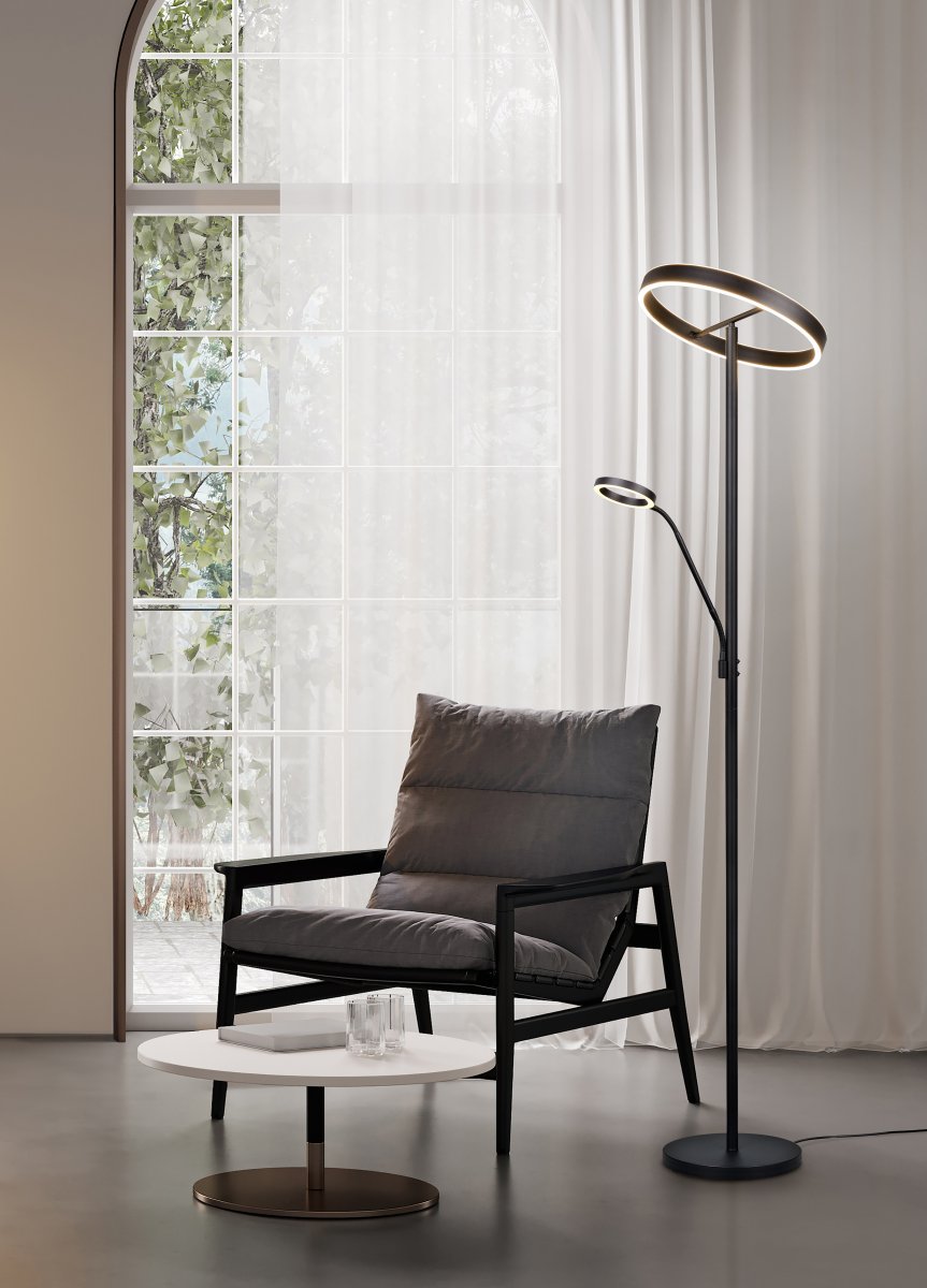 Willis Schwarz stehlampe Von Trio Lighting - 