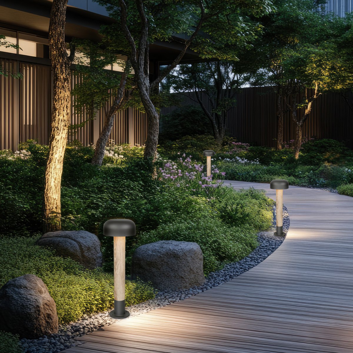 Fraser 54cm Betonoptik pollarleuchten Von Trio Lighting - Die dunkelgraue Lackierung und der Beton-inspirierte Teil verleihen einen warmen, stilvollen Charakter.