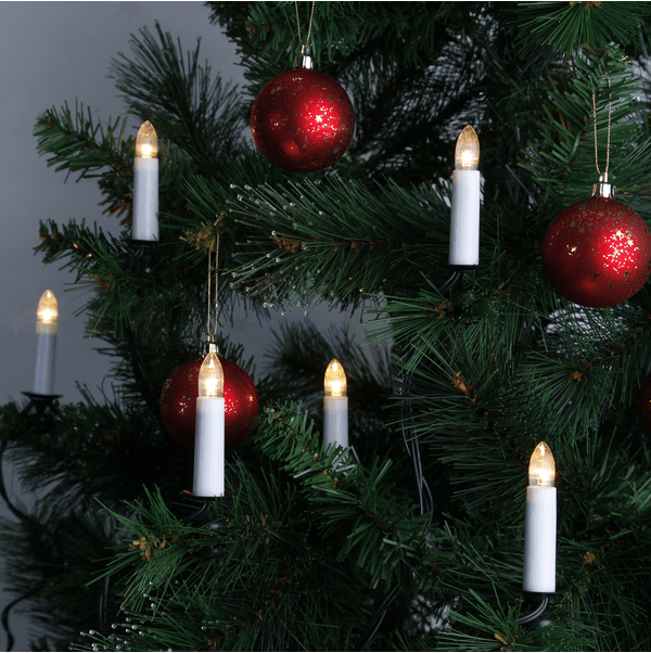 Svea 16LED 10m Grün Von Star Trading - Doppel-LED-Weihnachtsbaumbeleuchtung mit 16 Lichtern f&uuml;r den Innenbereich.