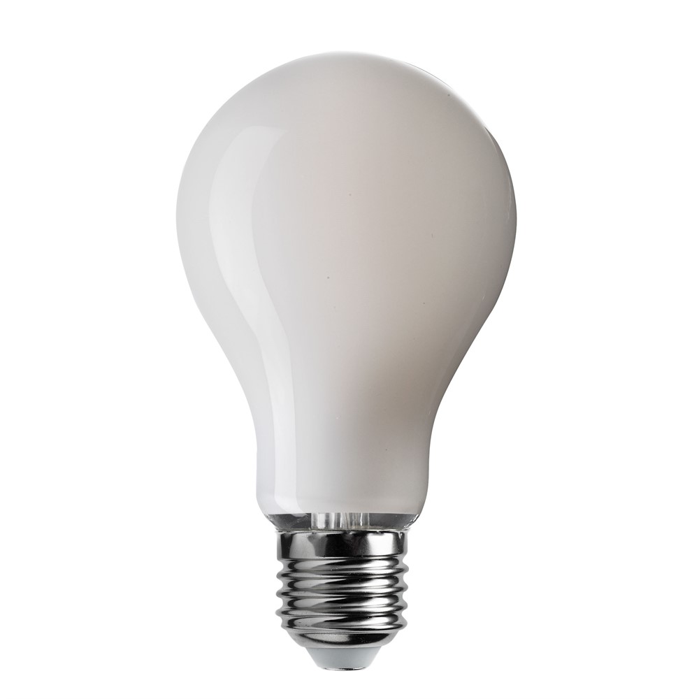 E27 normal opal 12W 3000K Dimmbar Transparent Von Unison - Die normale opale E27-Lichtquelle von UNI-LEDISON mit 12 W Leistung und warmwei&szlig;em Licht von 3000 K sorgt f&uuml;r eine weiche und angenehme Beleuchtung.