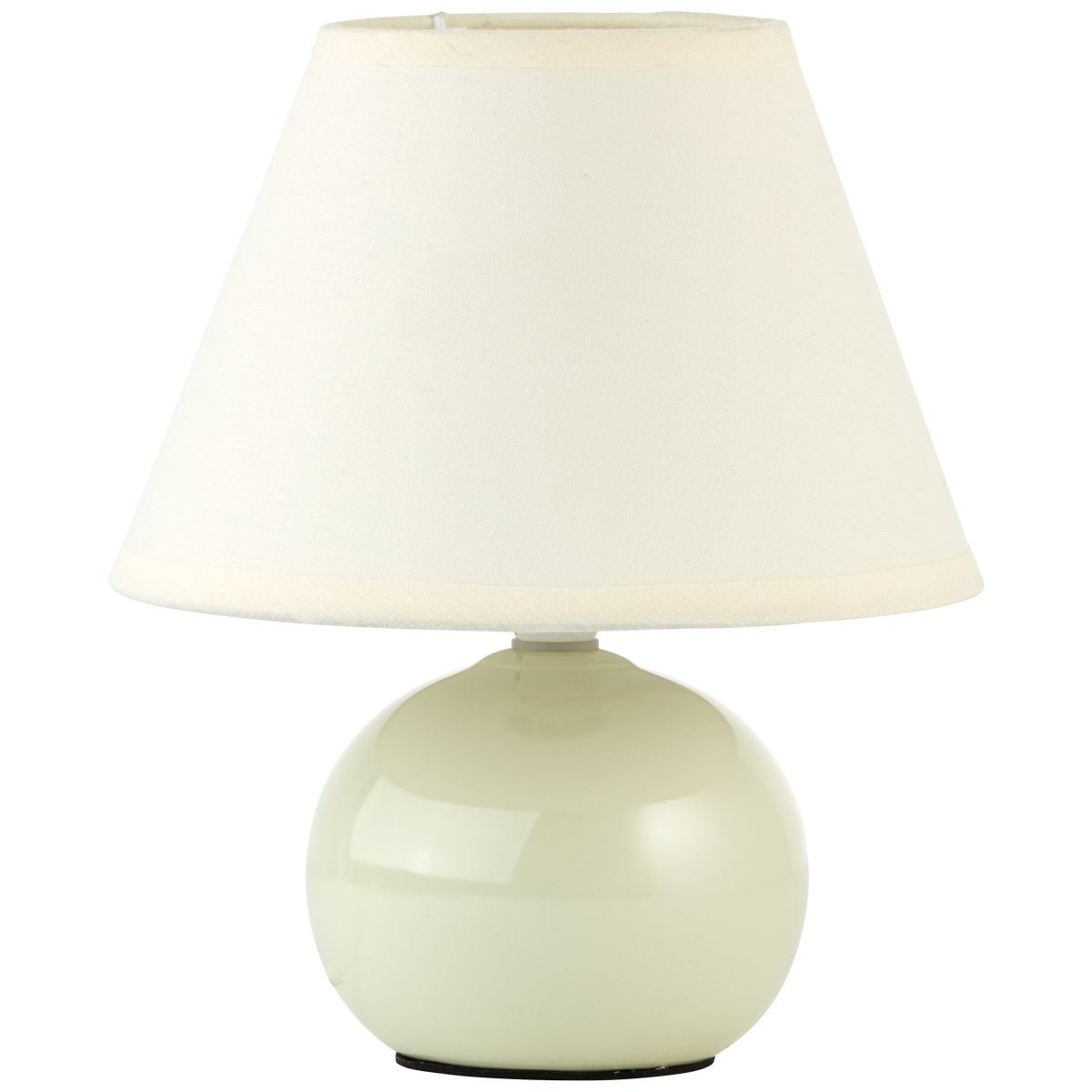 Primo 23cm Beige tischlampe Von Brilliant - Dekorative Tischleuchte mit zeitlosem Design, die sich perfekt als Nachttischlampe oder f&uuml;r stimmungsvolles Licht in Ihrem Wohnzimmer eignet.