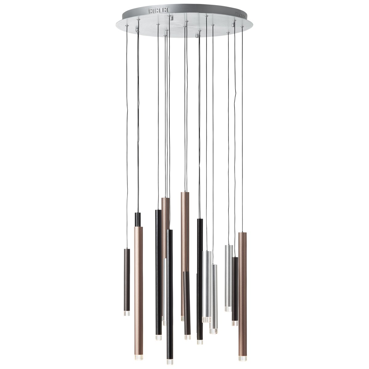 Cembalo Ø55 Aluminium hängelampe Von Brilliant - Durch die integrierte LED-Technik ist die Leuchte energieeffizient und langlebig, das warmweiße Licht sorgt für ein angenehmes Leuchten.