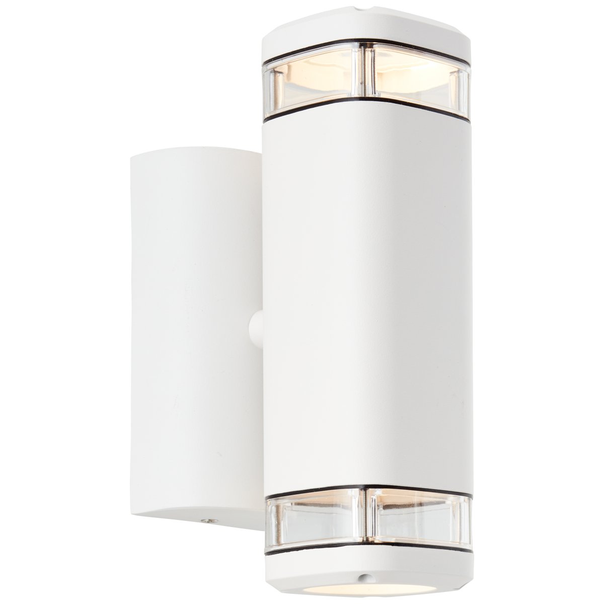 Jandy Weiß außenlampe Von Brilliant - Durch den Lichtaustritt sowohl nach oben als auch nach unten entstehen spannende Lichteffekte, weshalb sie besonders gerne für Hauswände verwendet wird.