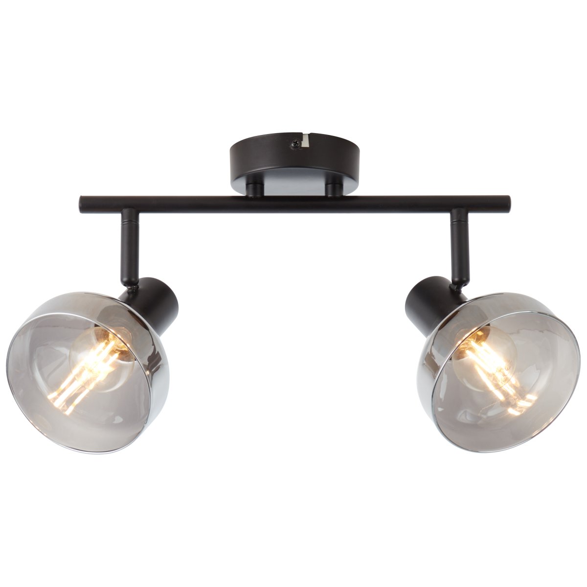 Reflekt 2 Mattschwarz spotlight Von Brilliant - Reflektierender Decken- und Wandstrahler, sorgt für gerichtetes Licht und lässt sich leicht ausrichten, um bestimmte Bereiche zu beleuchten.