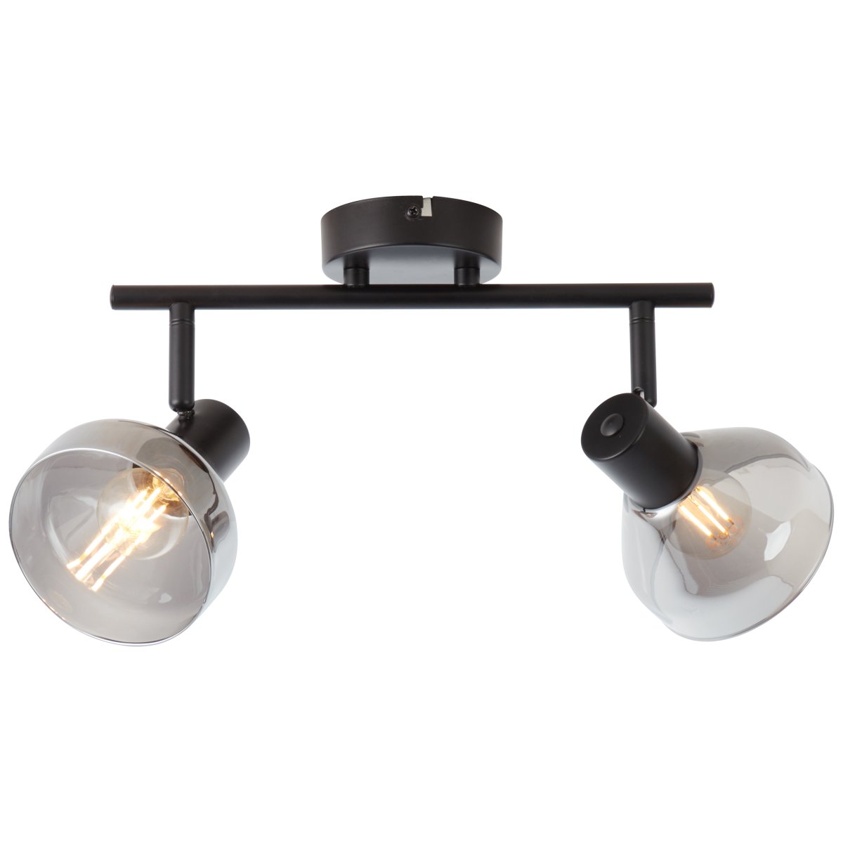 Reflekt 2 Mattschwarz spotlight Von Brilliant - Reflektierender Decken- und Wandstrahler, sorgt für gerichtetes Licht und lässt sich leicht ausrichten, um bestimmte Bereiche zu beleuchten.