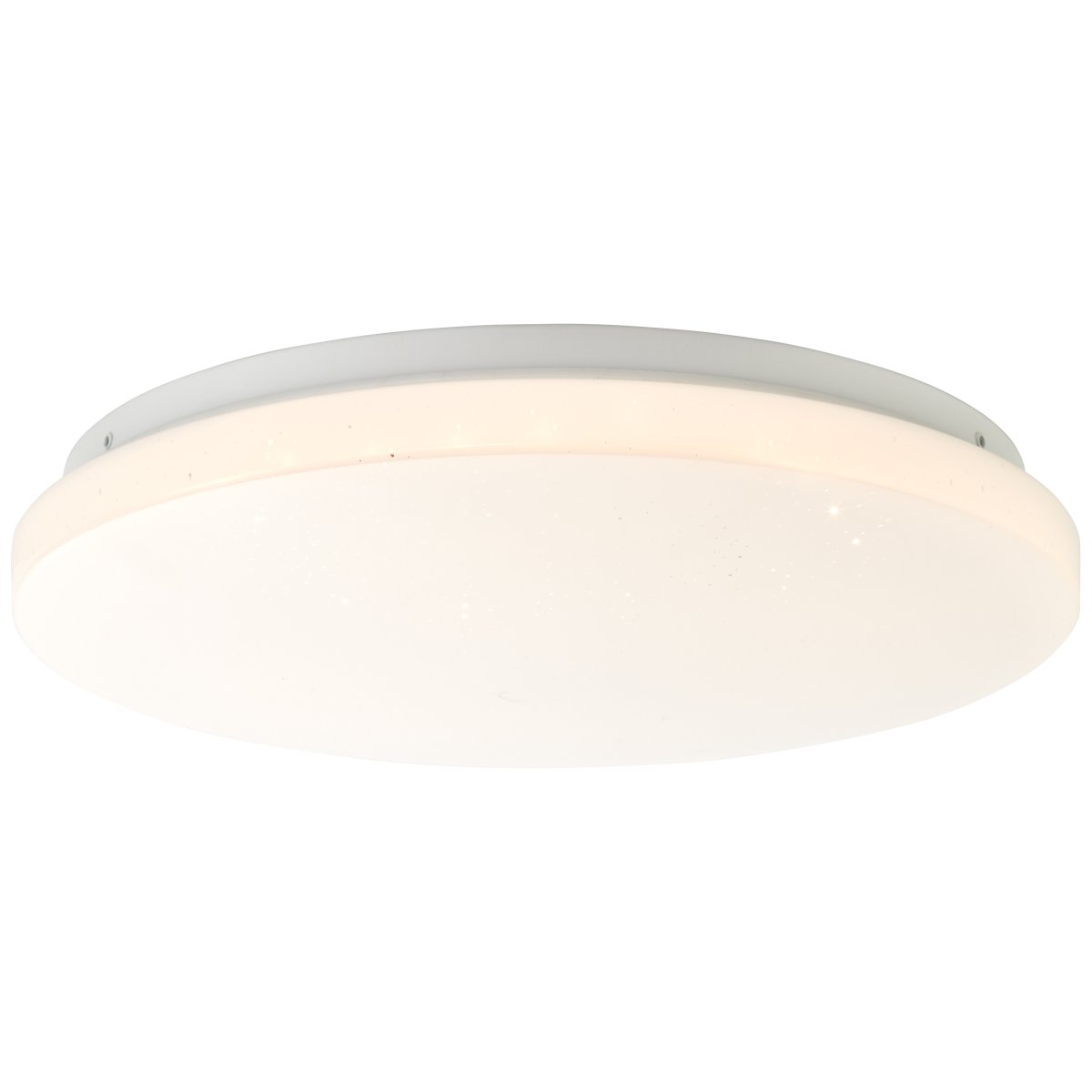 Farica Starry Ø30 Warmweiß deckenleuchte Von Brilliant - Die Lampe verf&uuml;gt &uuml;ber einen Sternenhimmel-Effekt, bei dem kleine transparente Punkte auf dem Schirm leuchtenden Sternen &auml;hneln, und ist daher ideal f&uuml;r Schlafzimmer und Kinderzimmer.