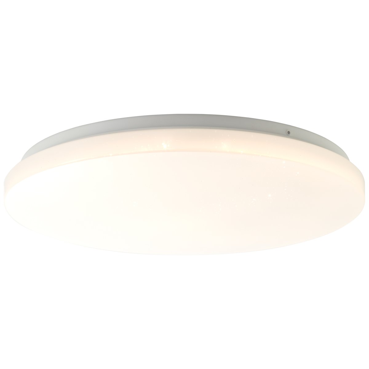 Farica Starry Ø34 Warmweiß deckenleuchte Von Brilliant - Die Lampe verf&uuml;gt &uuml;ber einen Sternenhimmel-Effekt, bei dem kleine transparente Punkte auf dem Schirm leuchtenden Sternen &auml;hneln, und ist daher ideal f&uuml;r Schlafzimmer und Kinderzimmer.