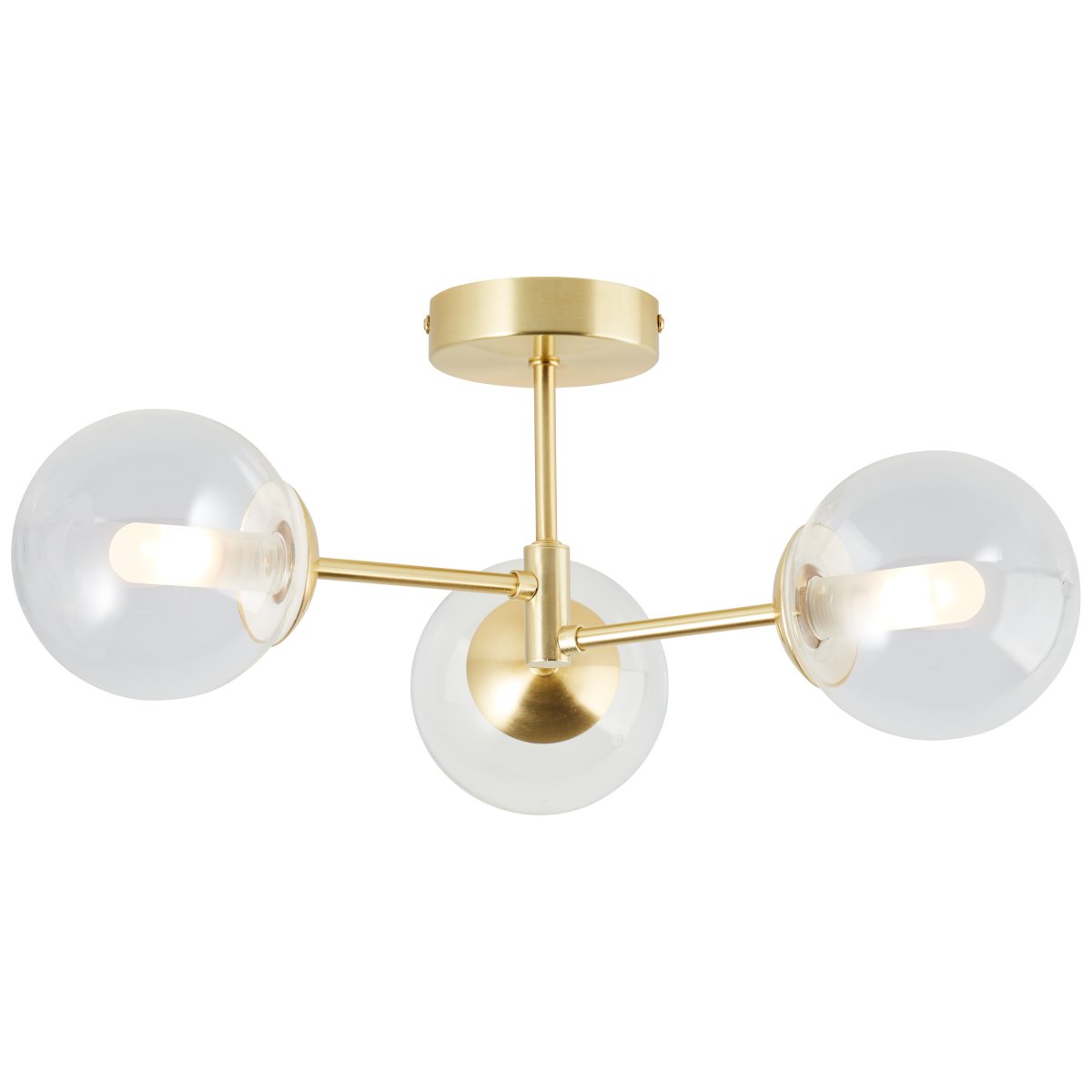 Gitse Ø50 Mattgold badezimmerlampe Von Brilliant - 