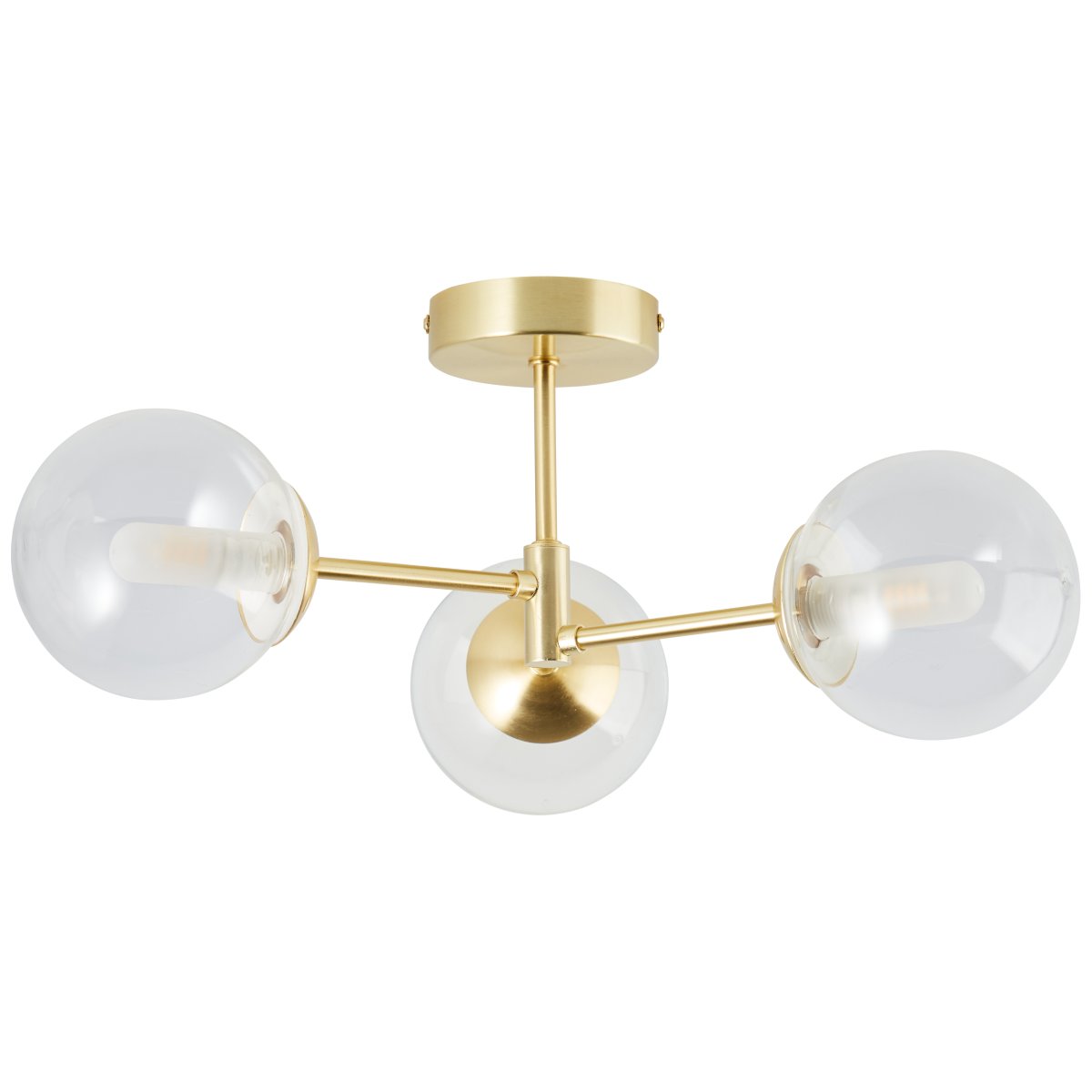 Gitse Ø50 Mattgold badezimmerlampe Von Brilliant - 