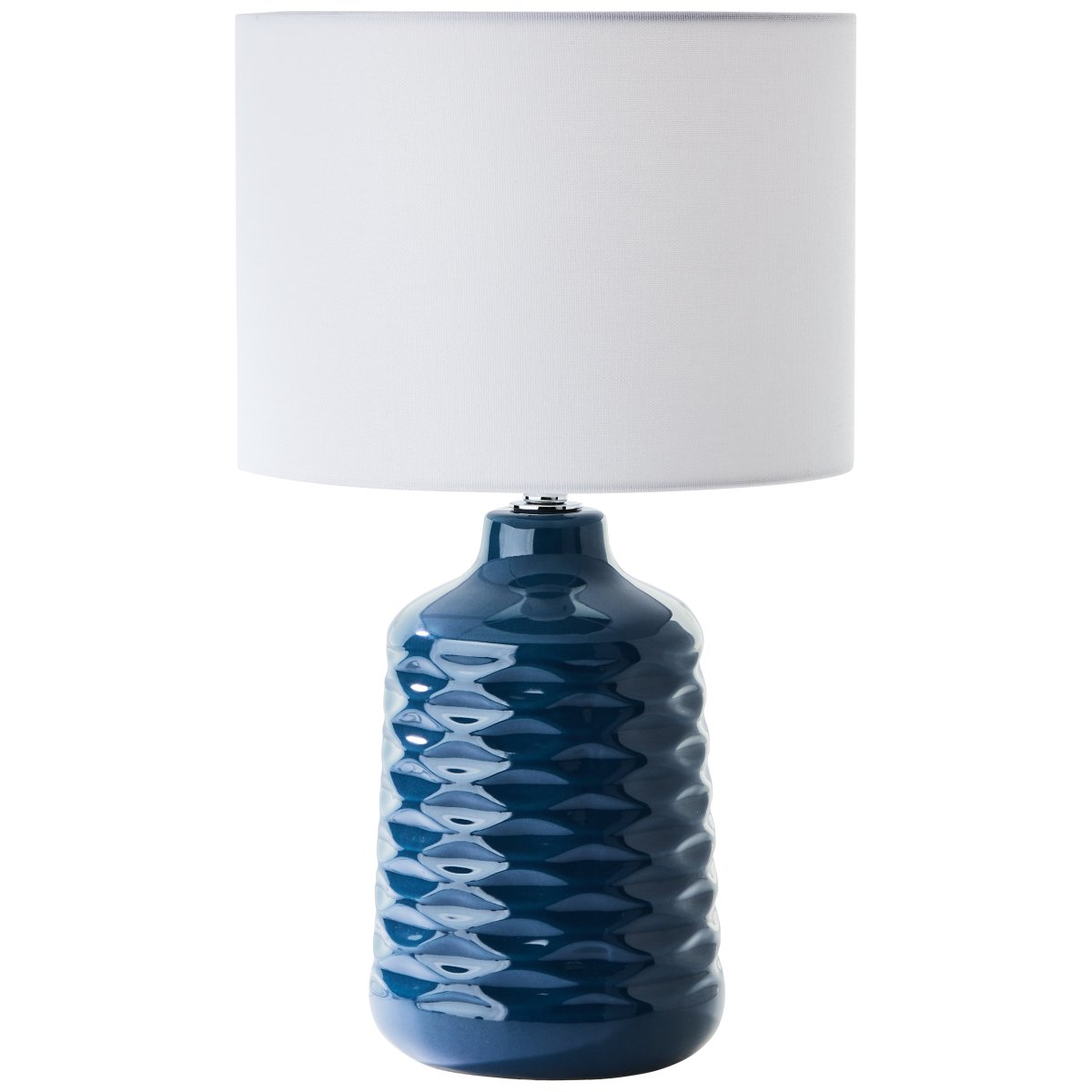 Ilysa 42cm Blau tischlampe Von Brilliant - Mit seinem schlichten und harmonischen Design f&uuml;gt es sich in jeden Einrichtungsstil ein.