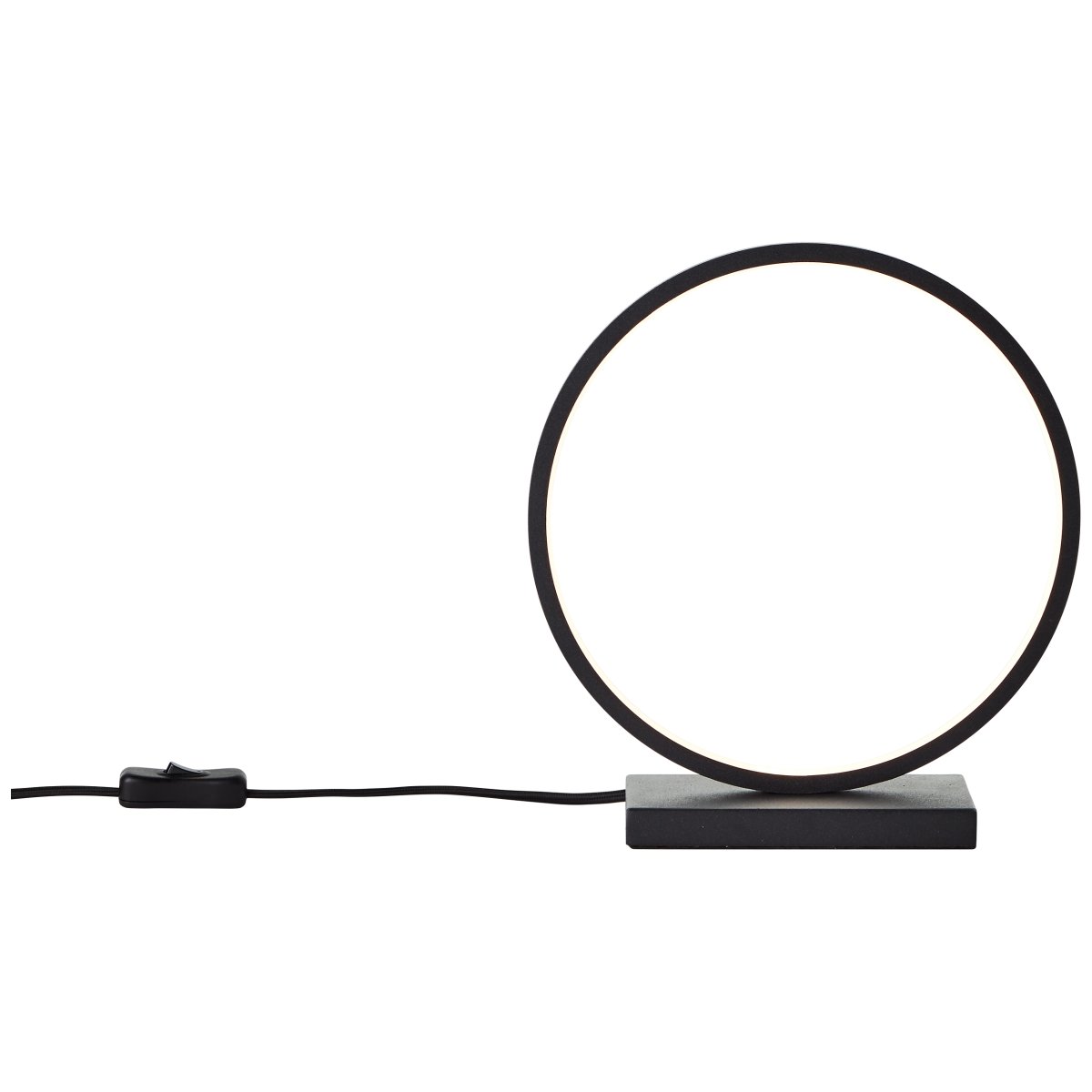 Chaumont 28cm Schwarz tischlampe Von Brilliant - Die Lampe ist eine stilvolle Erg&auml;nzung f&uuml;r Ihr Zuhause und hinterl&auml;sst einen eleganten Eindruck, egal wo Sie sie platzieren.