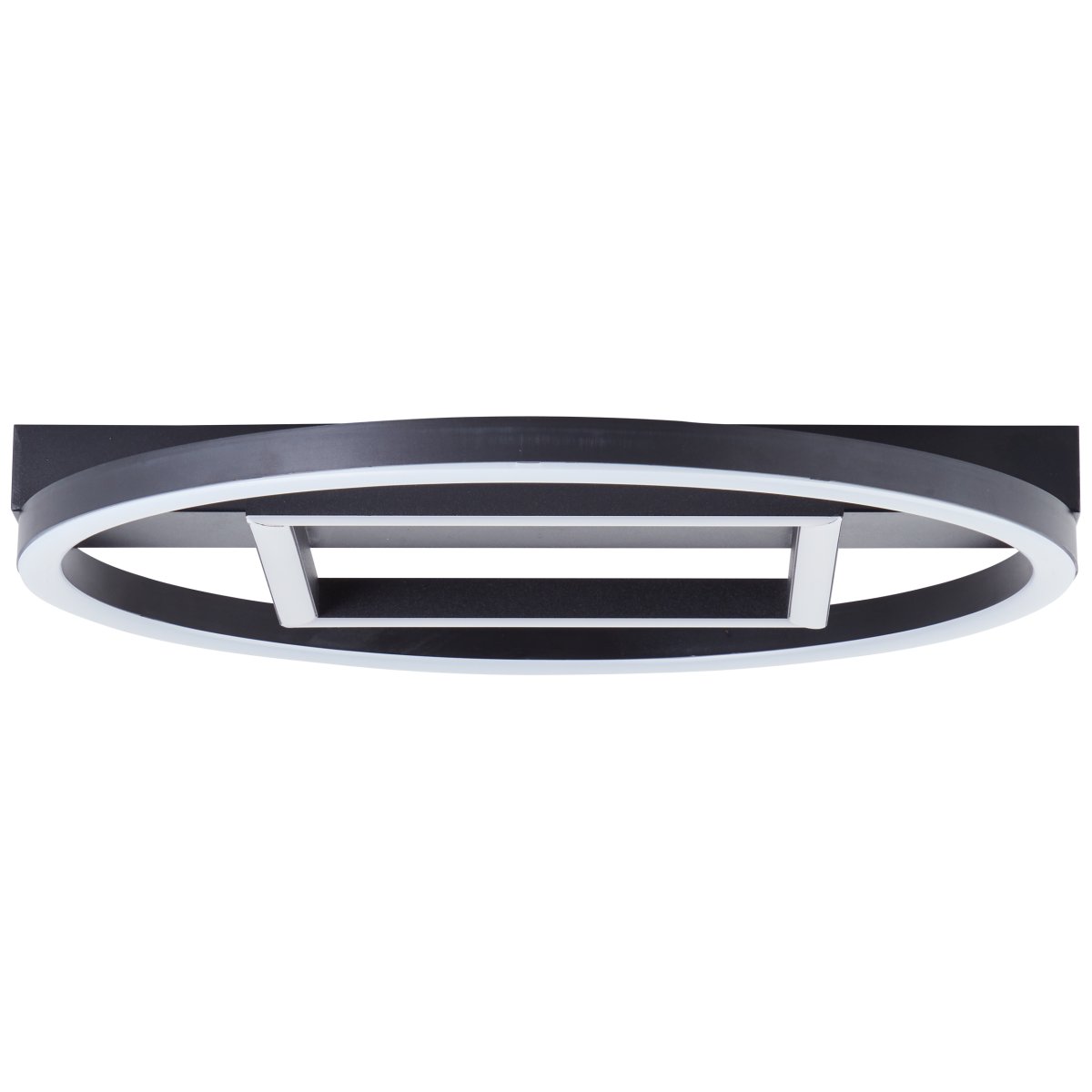 Maureen 37cm Schwarz deckenleuchte Von Brilliant - Diese moderne und stilvolle Deckenleuchte verbreitet in jedem Raum ein einladendes und freundliches Licht, egal ob sie im Flur, Wohnzimmer oder Schlafzimmer platziert wird.