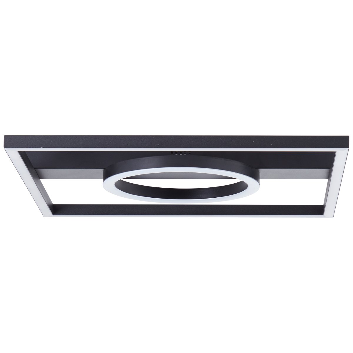 Maureen 40cm Schwarz deckenleuchte Von Brilliant - Diese moderne Deckenlampe spendet ein freundliches und einladendes Licht, das sowohl in den Flur als auch ins Wohnzimmer und Schlafzimmer passt.