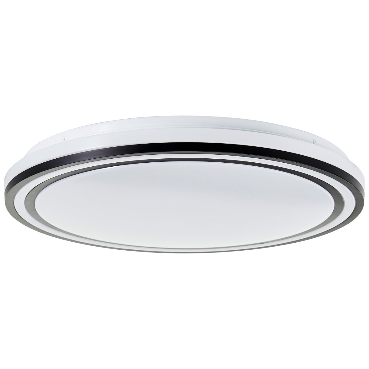 Cloe Ø50 Schwarz deckenleuchte Von Brilliant - Mit der RGB-Funktion k&ouml;nnen Sie durch Umschalten zwischen verschiedenen Farben die gew&uuml;nschte Atmosph&auml;re schaffen und mit der CCT-Technologie k&ouml;nnen Sie die Farbtemperatur des Lichts von Warmwei&szlig; bis Kaltwei&szlig; einstellen.
