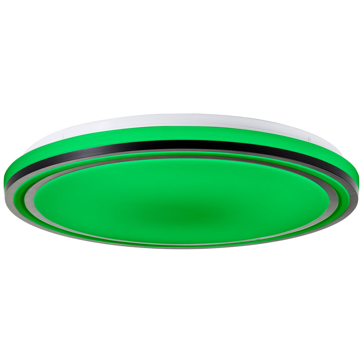 Cloe Ø50 Schwarz deckenleuchte Von Brilliant - Mit der RGB-Funktion k&ouml;nnen Sie durch Umschalten zwischen verschiedenen Farben die gew&uuml;nschte Atmosph&auml;re schaffen und mit der CCT-Technologie k&ouml;nnen Sie die Farbtemperatur des Lichts von Warmwei&szlig; bis Kaltwei&szlig; einstellen.