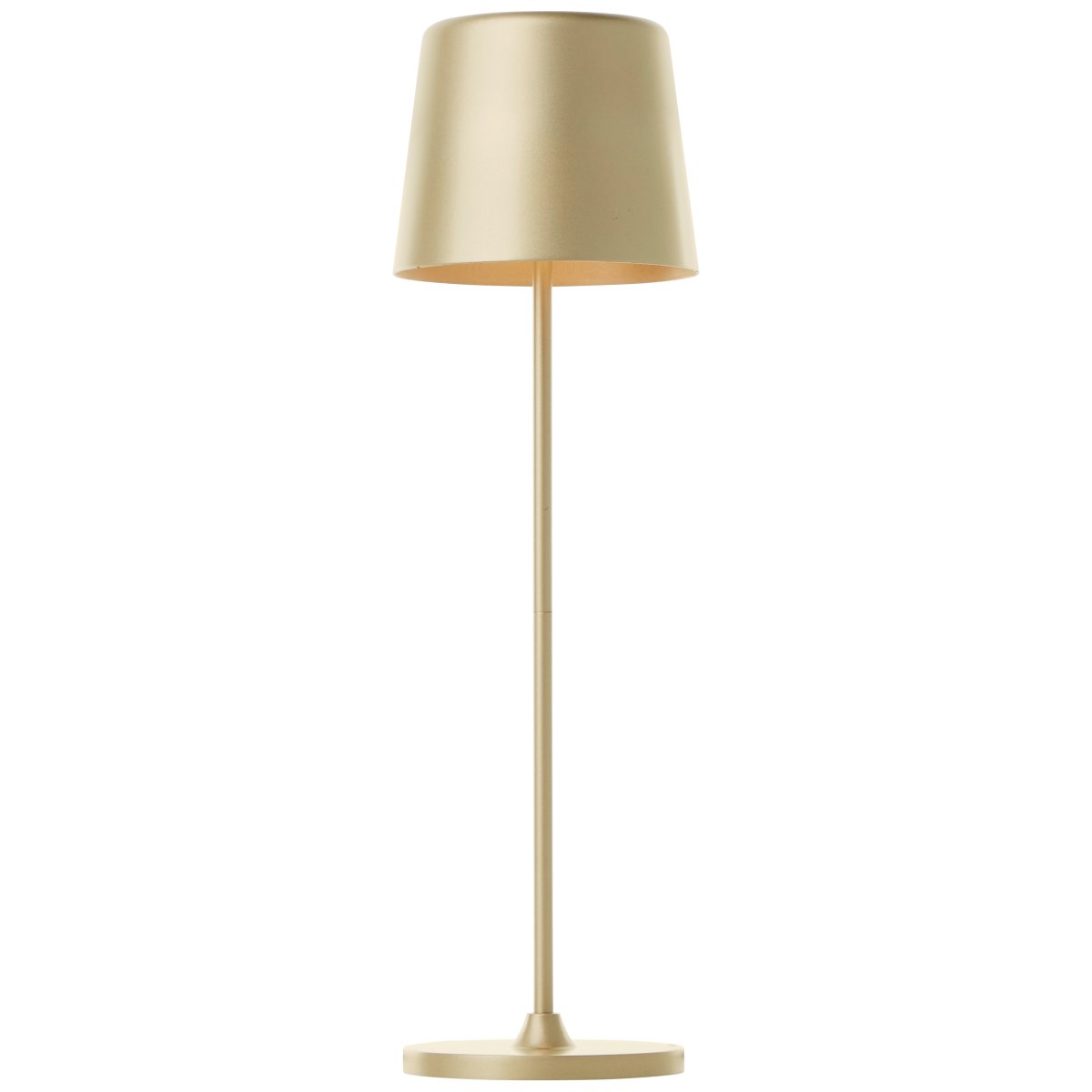 Kaami 37cm Mattgold tragbare Von Brilliant - Mit seiner hohen IP44-Einstufung ist es wetterfest und perfekt f&uuml;r den Au&szlig;en- und Innenbereich geeignet.