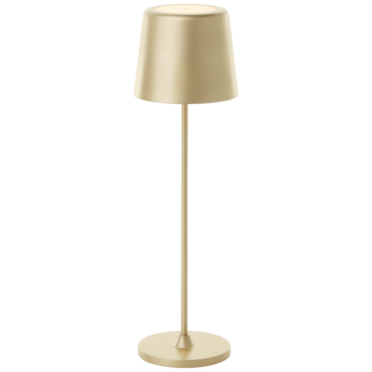 Kaami 37cm Mattgold tragbare Von Brilliant - Mit seiner hohen IP44-Einstufung ist es wetterfest und perfekt f&uuml;r den Au&szlig;en- und Innenbereich geeignet.