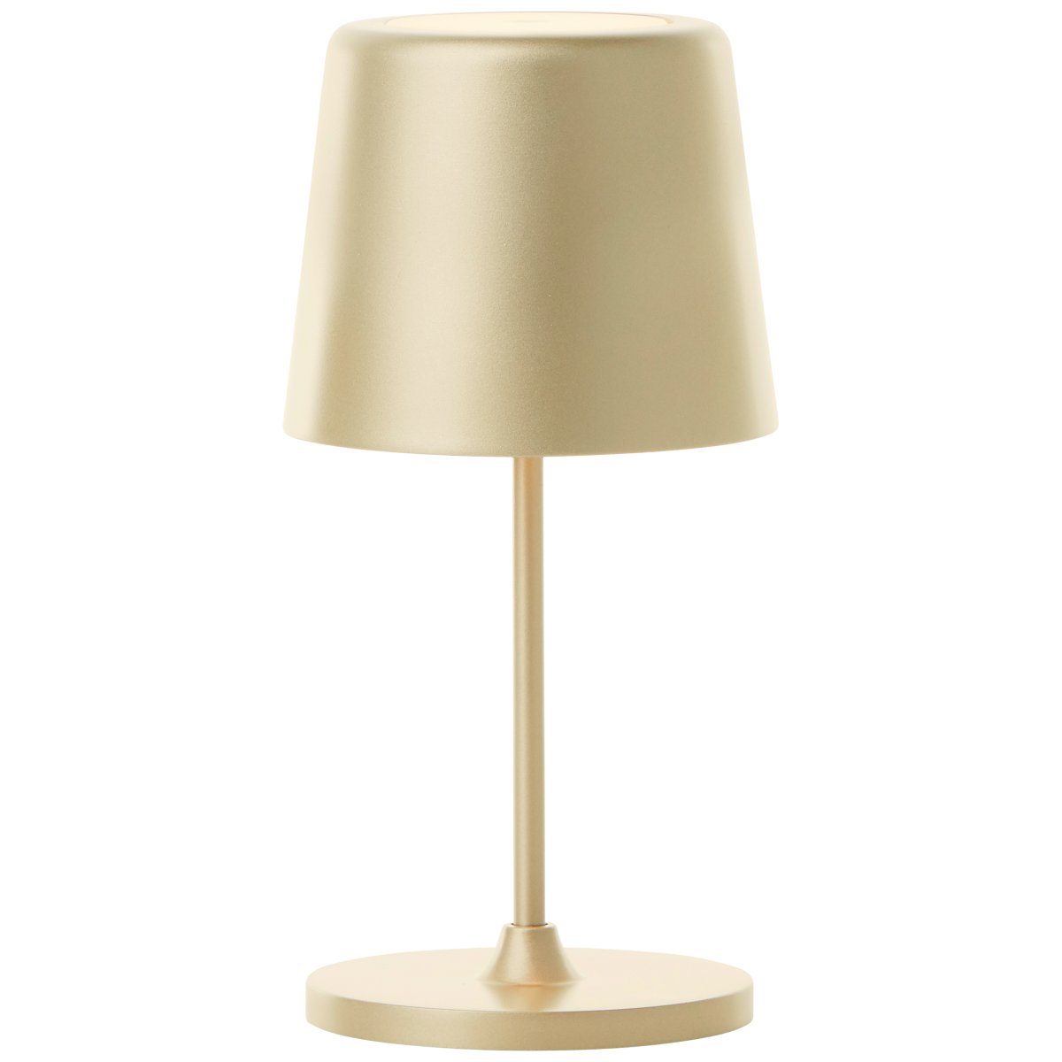 Kaami 37cm Mattgold tragbare Von Brilliant - Mit seiner hohen IP44-Einstufung ist es wetterfest und perfekt f&uuml;r den Au&szlig;en- und Innenbereich geeignet.