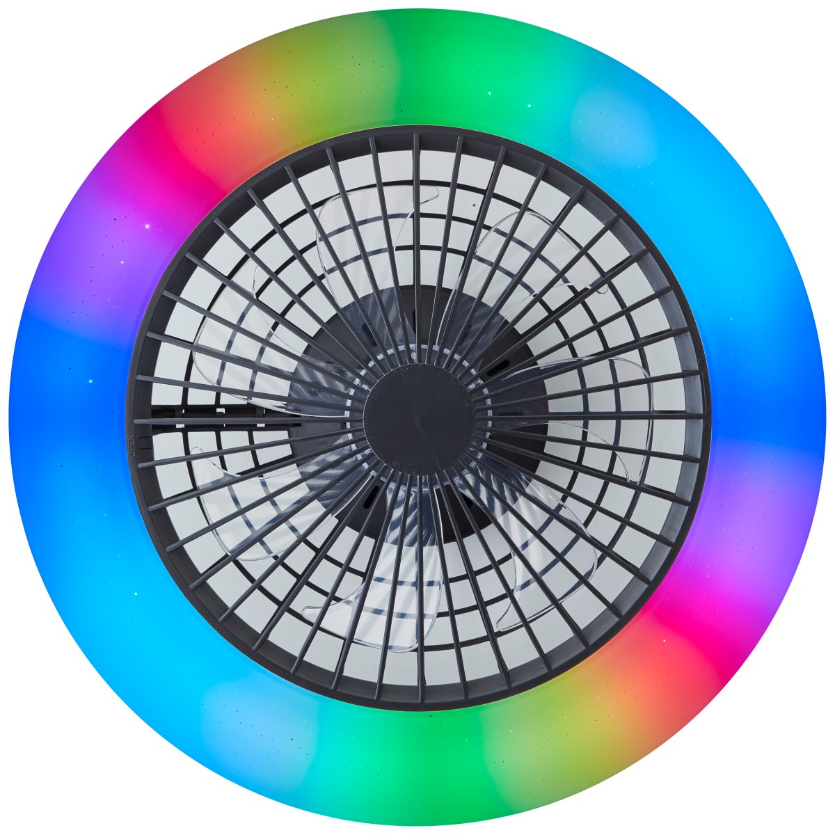 Salerno Ø50 Schwarz Von Brilliant - Der Deckenventilator Salerno in Schwarz ist eine stilvolle und vielseitige L&ouml;sung f&uuml;r Beleuchtung und Bel&uuml;ftung im Zuhause.