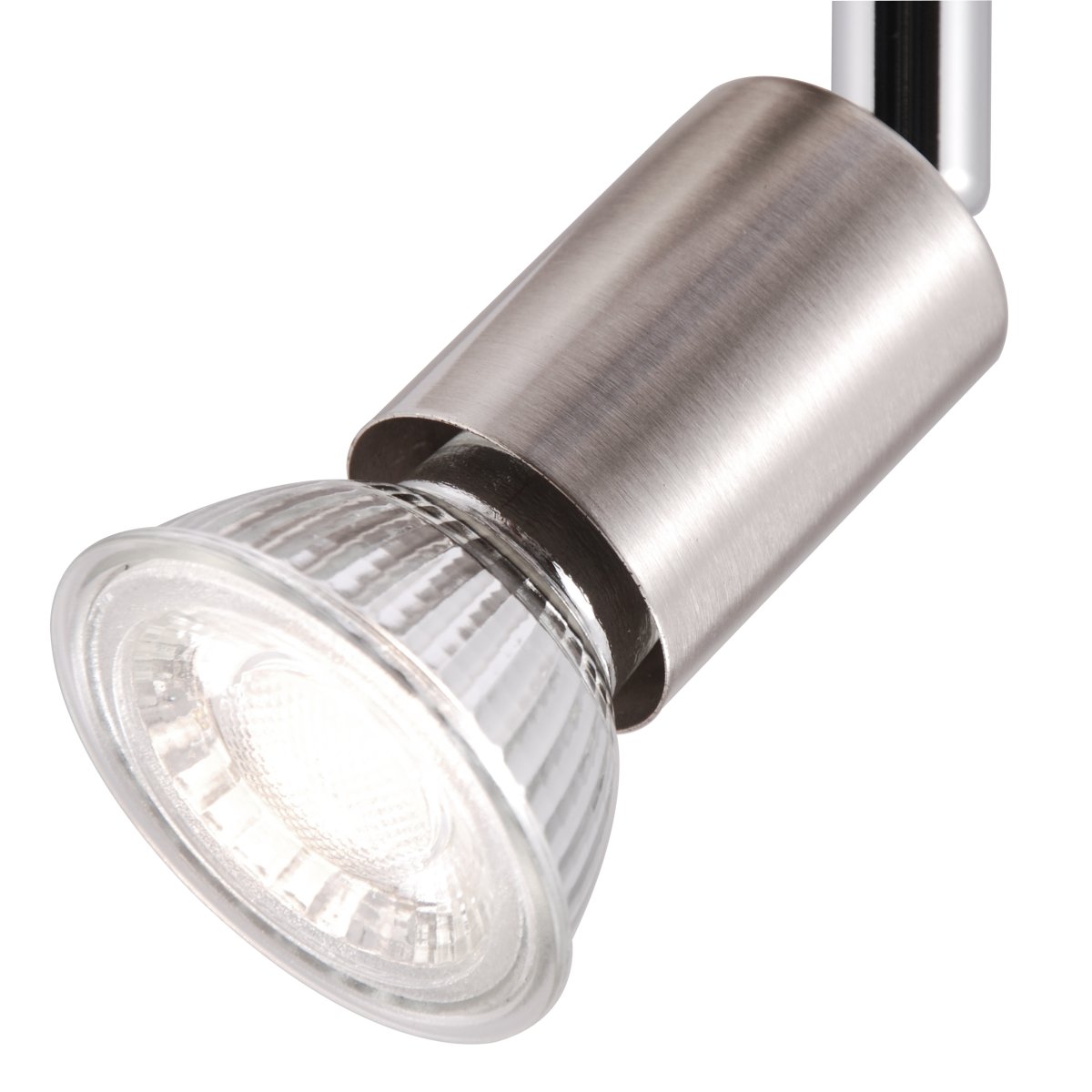 Prato 2 Nickel spotlight Von Brilliant - Perfekt, um das Licht dorthin zu lenken, wo Sie es möchten, und für eine optimale Beleuchtung in Ihrem Zuhause zu sorgen.
