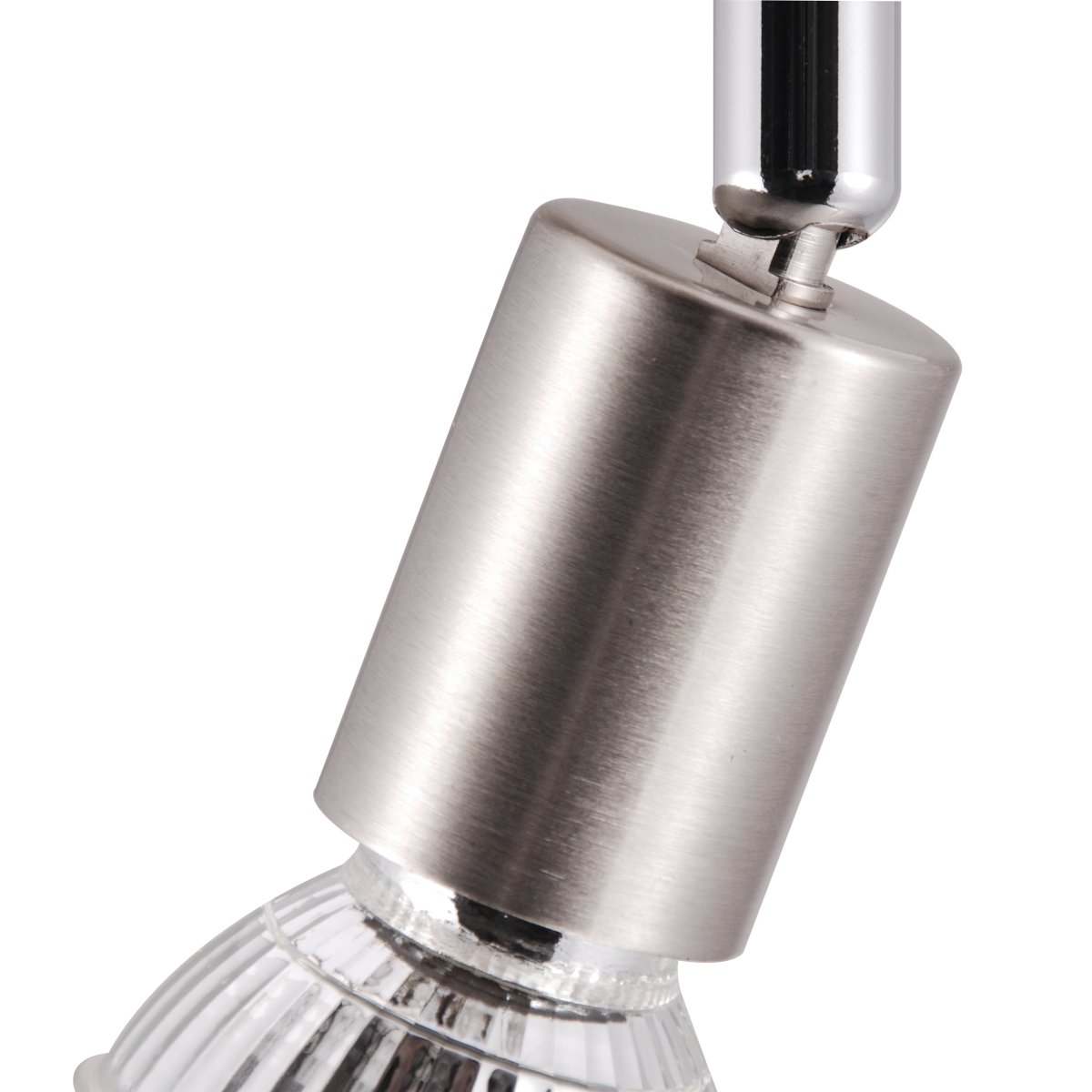 Prato 2 Nickel spotlight Von Brilliant - Perfekt, um das Licht dorthin zu lenken, wo Sie es möchten, und für eine optimale Beleuchtung in Ihrem Zuhause zu sorgen.