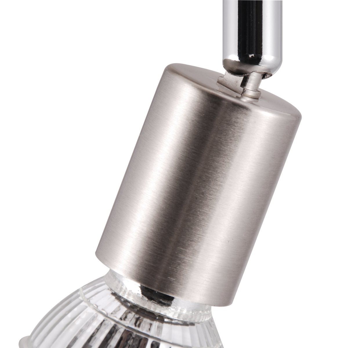 Prato 4 Nickel spotlight Von Brilliant - Perfekt, um das Licht dorthin zu lenken, wo Sie es möchten, und für eine optimale Beleuchtung in Ihrem Zuhause zu sorgen.