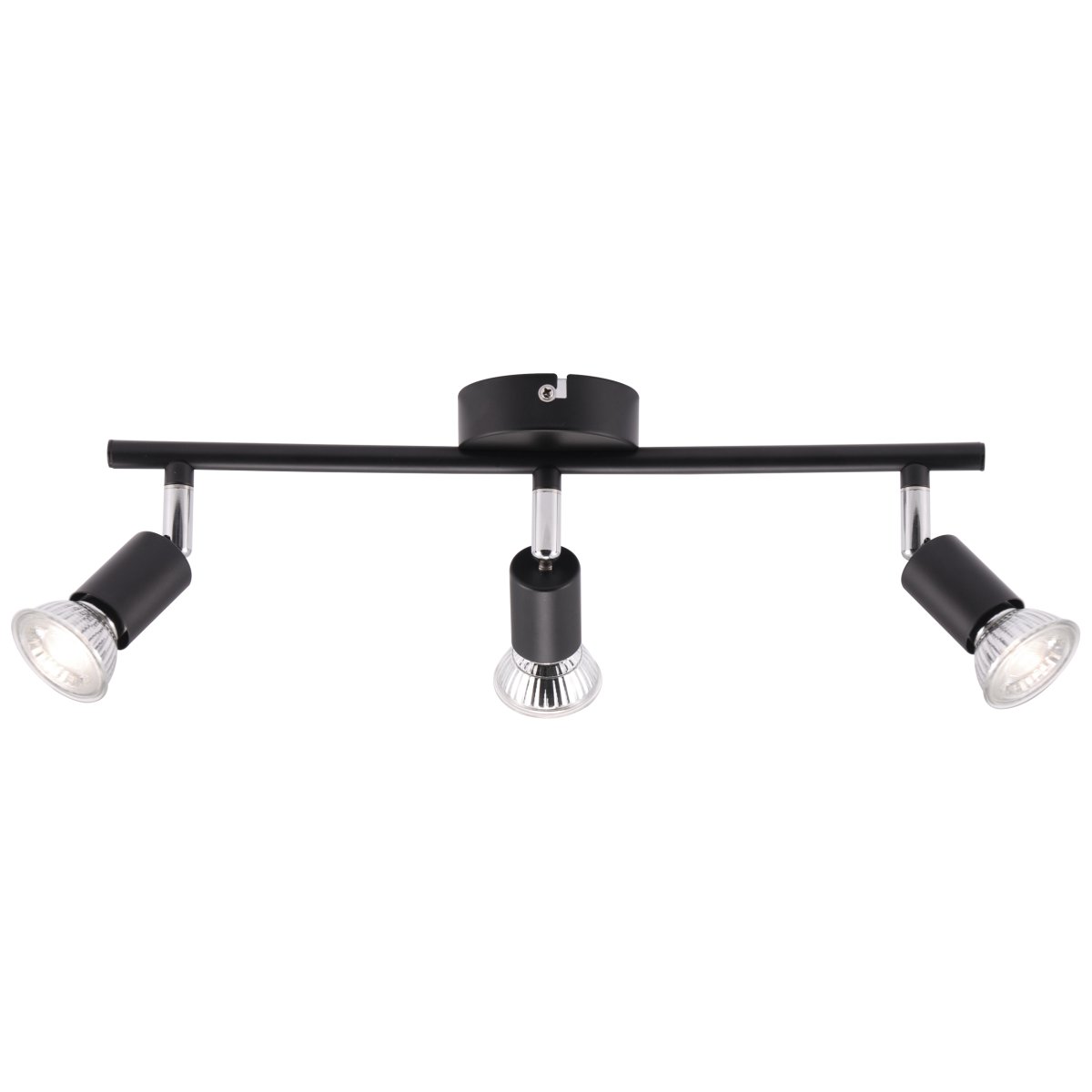 Prato 3 Mattschwarz spotlight Von Brilliant - Perfekt, um das Licht dorthin zu lenken, wo Sie es möchten, und für eine optimale Beleuchtung in Ihrem Zuhause zu sorgen.