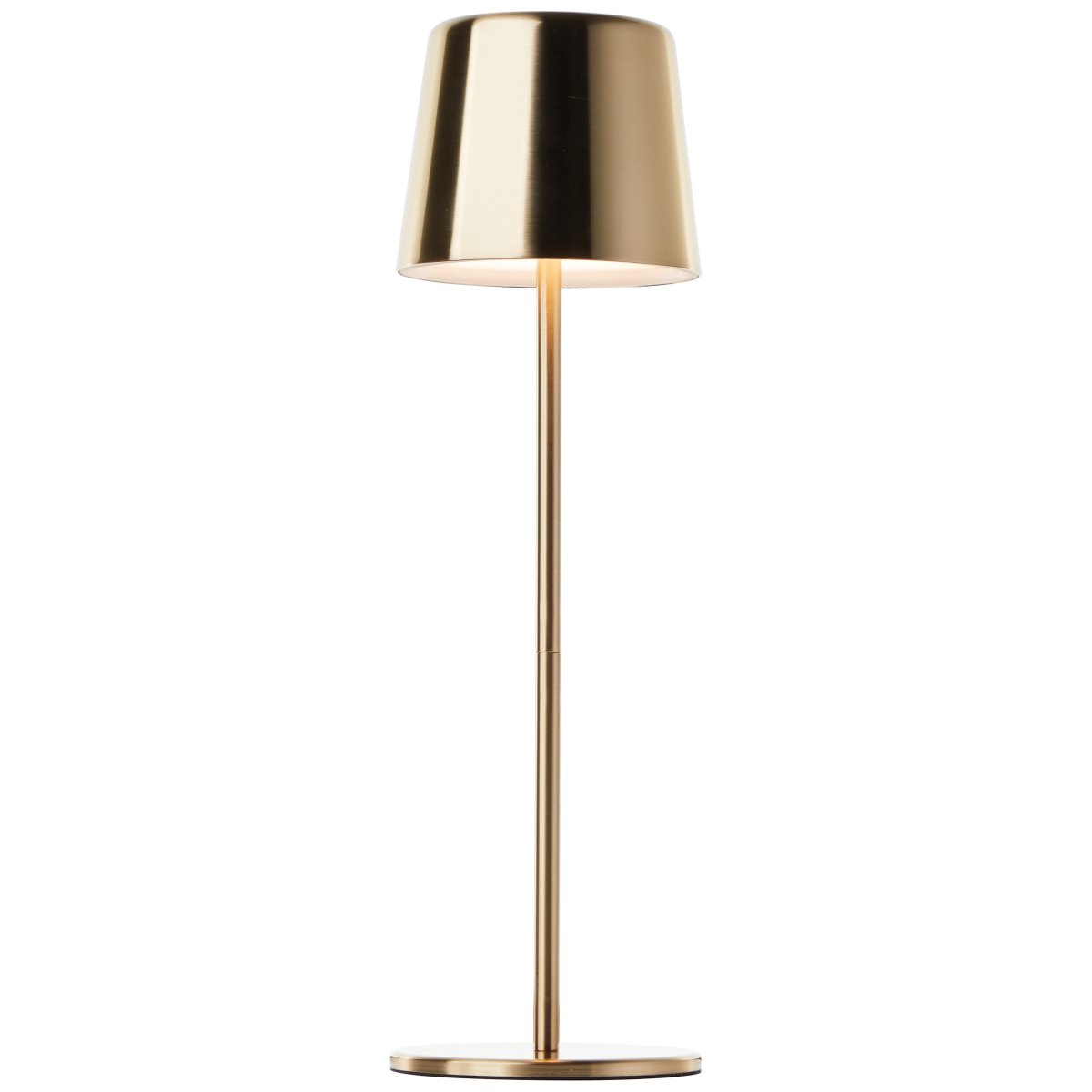 Xaana 37cm Gebürstetes Messing tragbare Von Brilliant - Mit der Touch-Dimmer-Funktion und der einstellbaren Farbtemperatur von Warmwei&szlig; bis Kaltwei&szlig; sorgt sie f&uuml;r eine angenehme Atmosph&auml;re im Innen- und Au&szlig;enbereich.